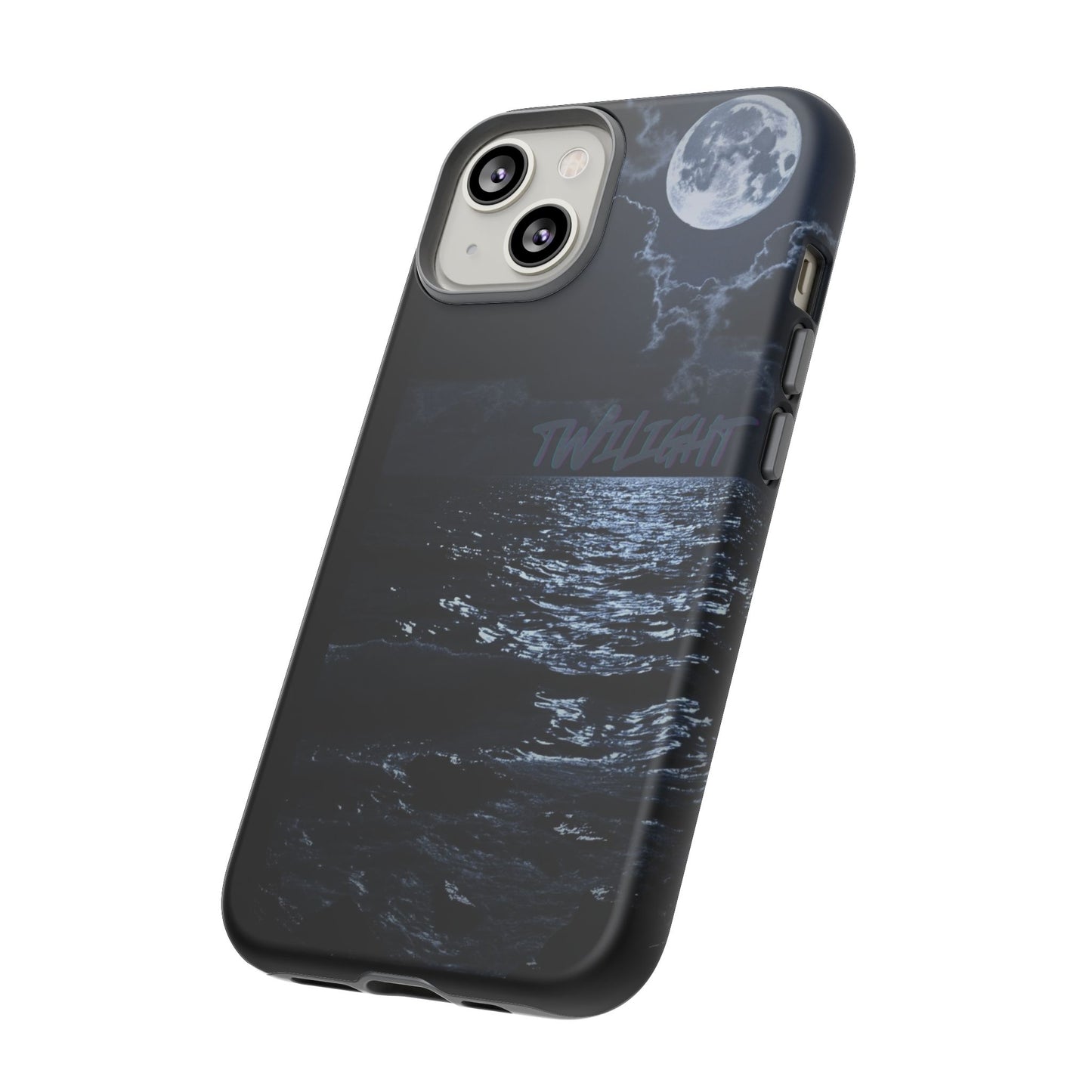 Tough Cases, iPhone Case with Twilight Name, Black, Glossy, Perfect Gift, Very Cool Design, Protective Phone Cover, Personalized Cell Phone