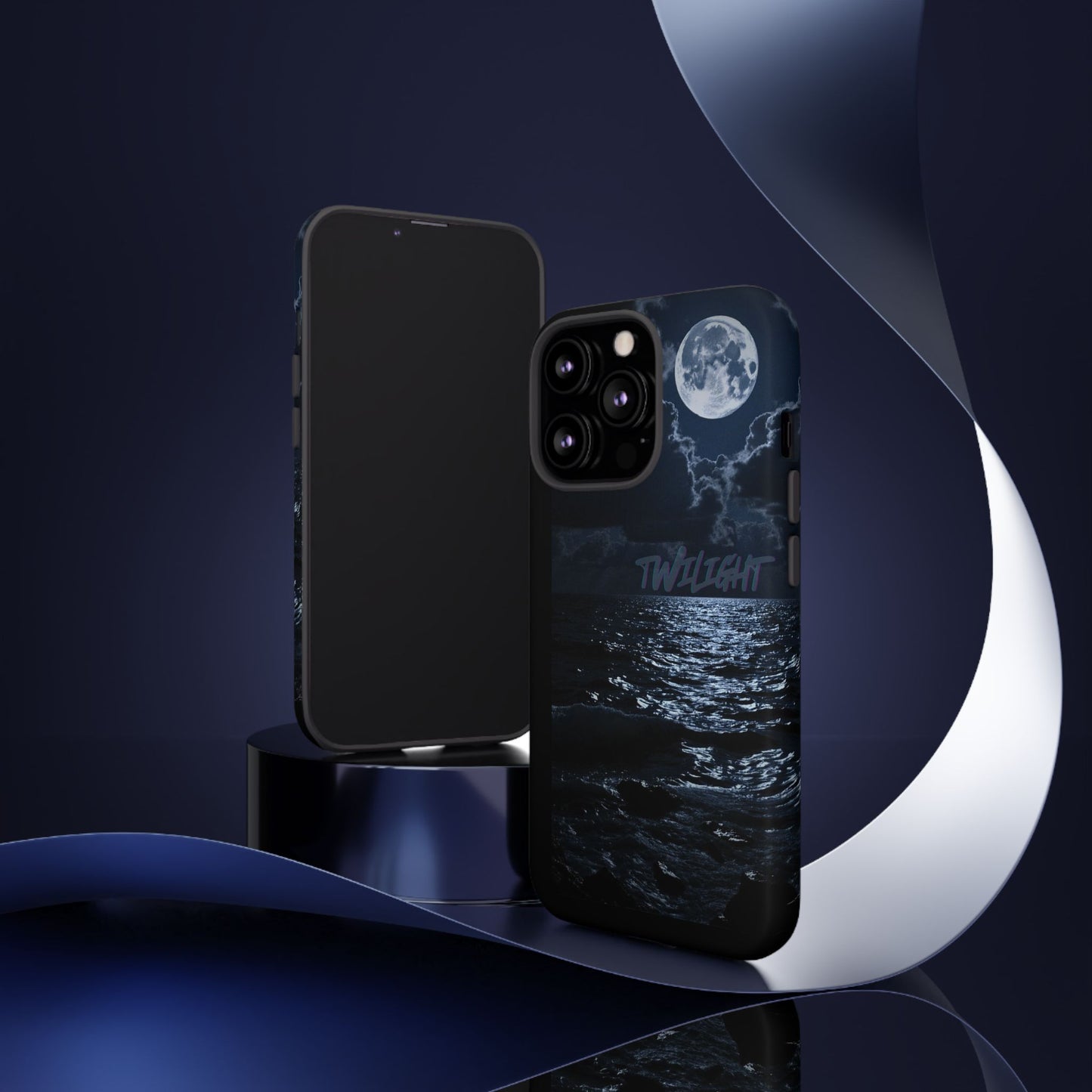 Tough Cases, iPhone Case with Twilight Name, Black, Glossy, Perfect Gift, Very Cool Design, Protective Phone Cover, Personalized Cell Phone