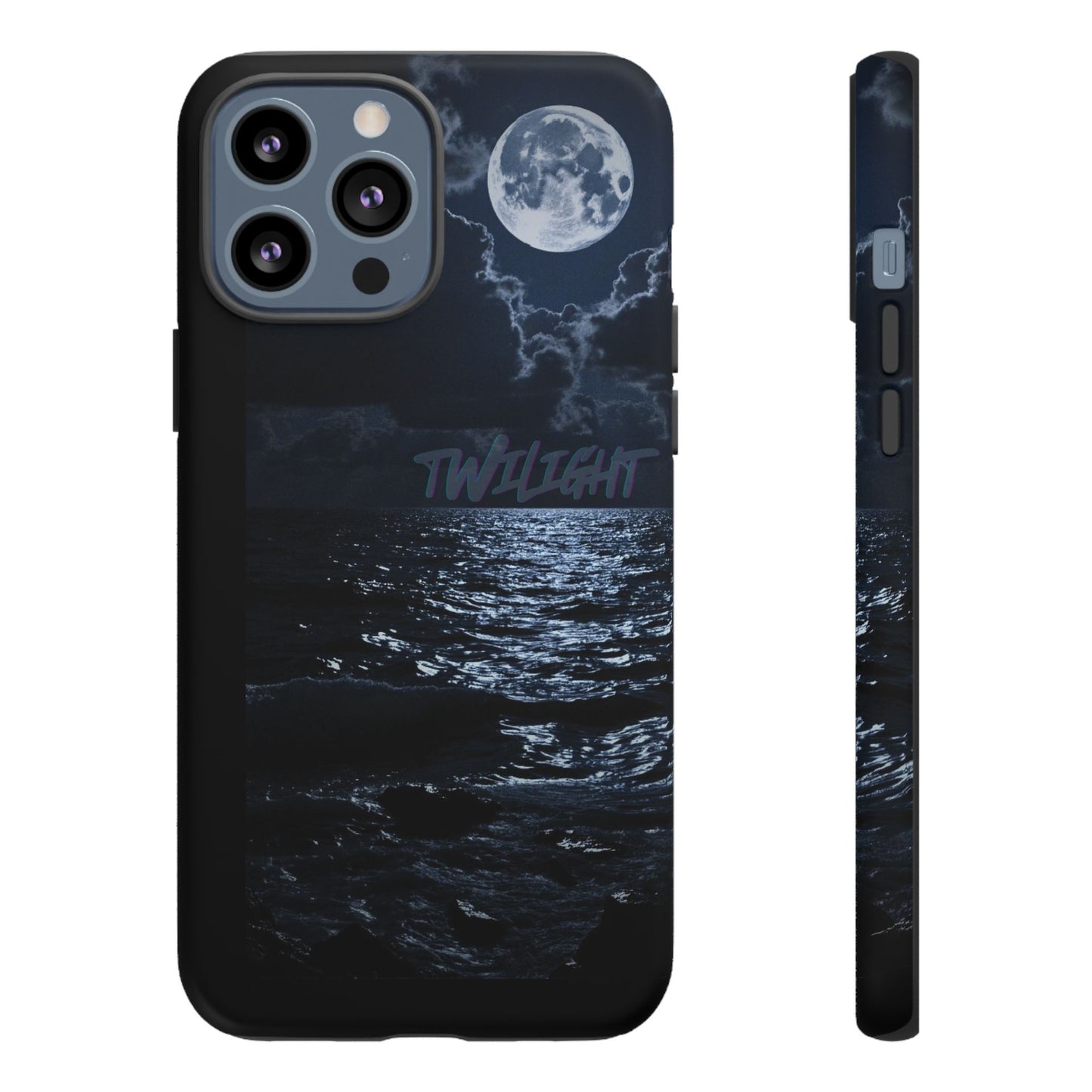 Tough Cases, iPhone Case with Twilight Name, Black, Glossy, Perfect Gift, Very Cool Design, Protective Phone Cover, Personalized Cell Phone