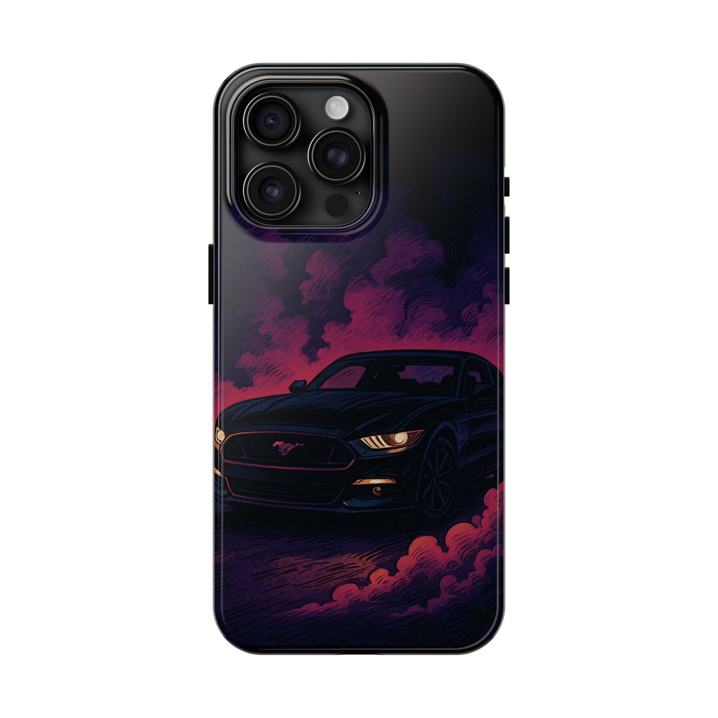 Car Phone Case Mustang/Purple