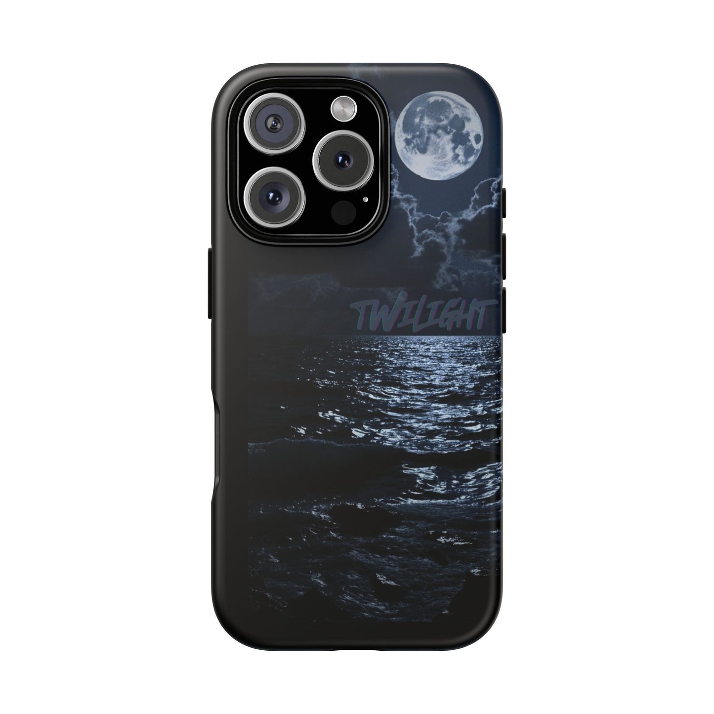 Tough Cases, iPhone Case with Twilight Name, Black, Glossy, Perfect Gift, Very Cool Design, Protective Phone Cover, Personalized Cell Phone