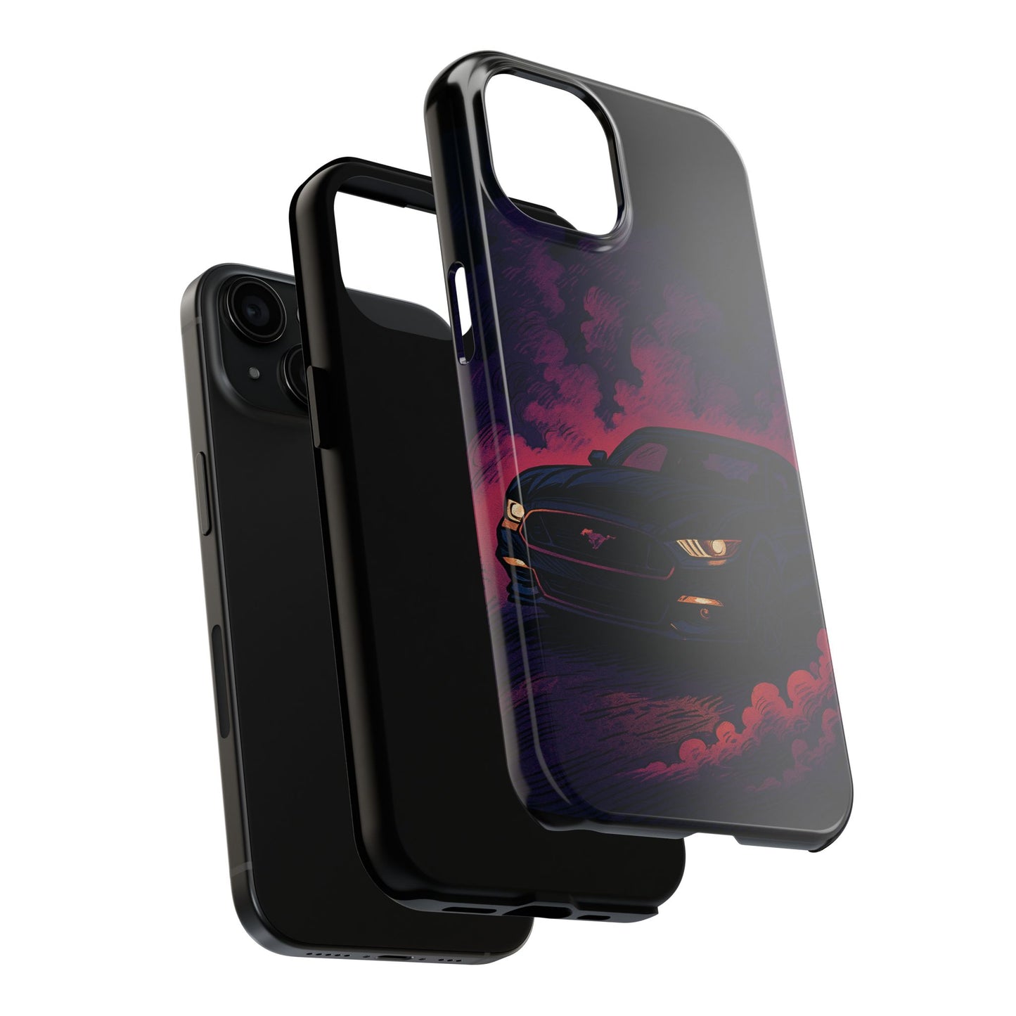Car Phone Case Mustang/Purple