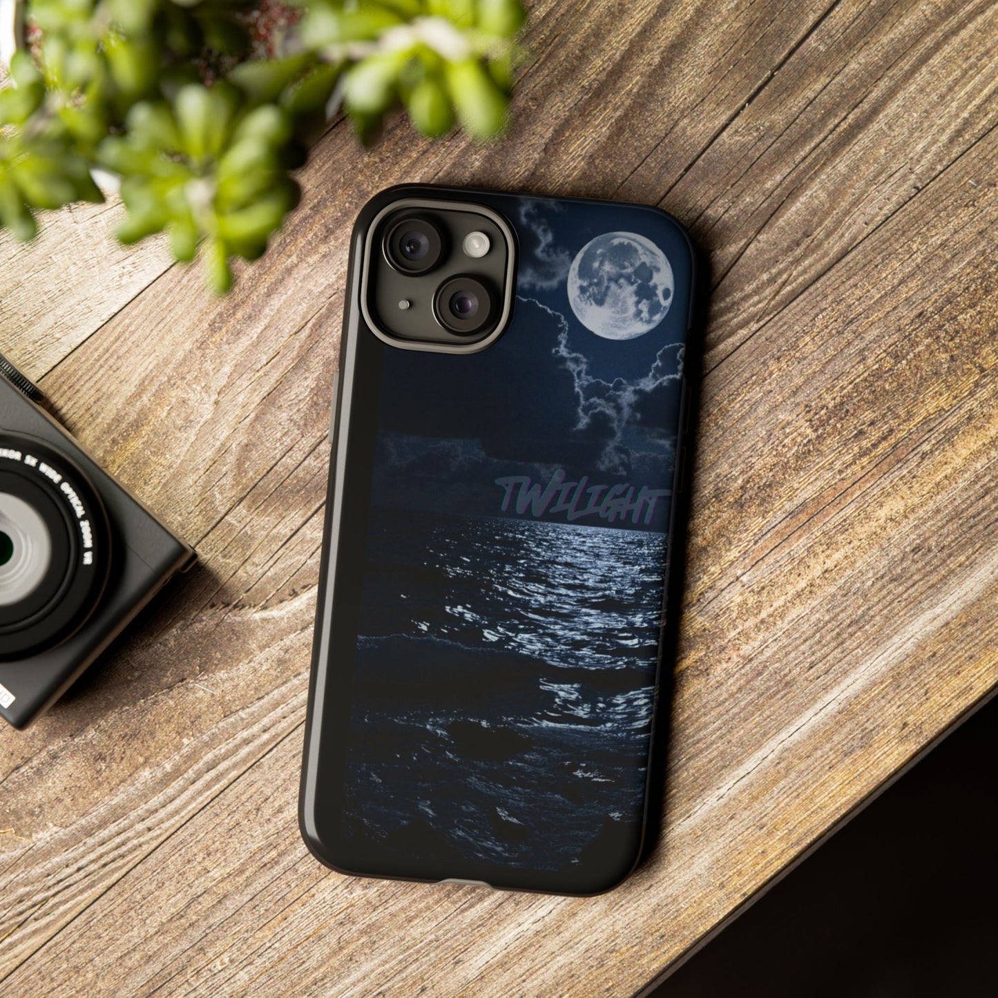 Tough Cases, iPhone Case with Twilight Name, Black, Glossy, Perfect Gift, Very Cool Design, Protective Phone Cover, Personalized Cell Phone