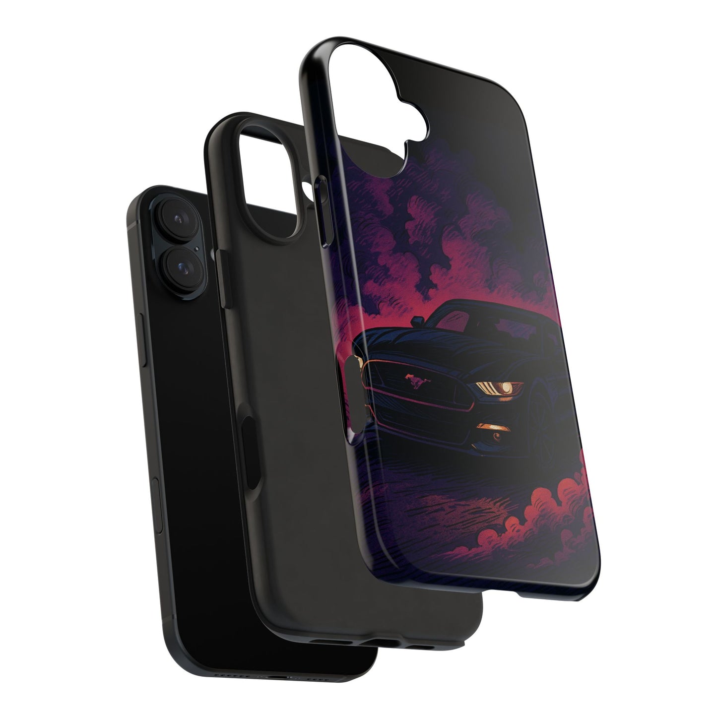 Car Phone Case Mustang/Purple