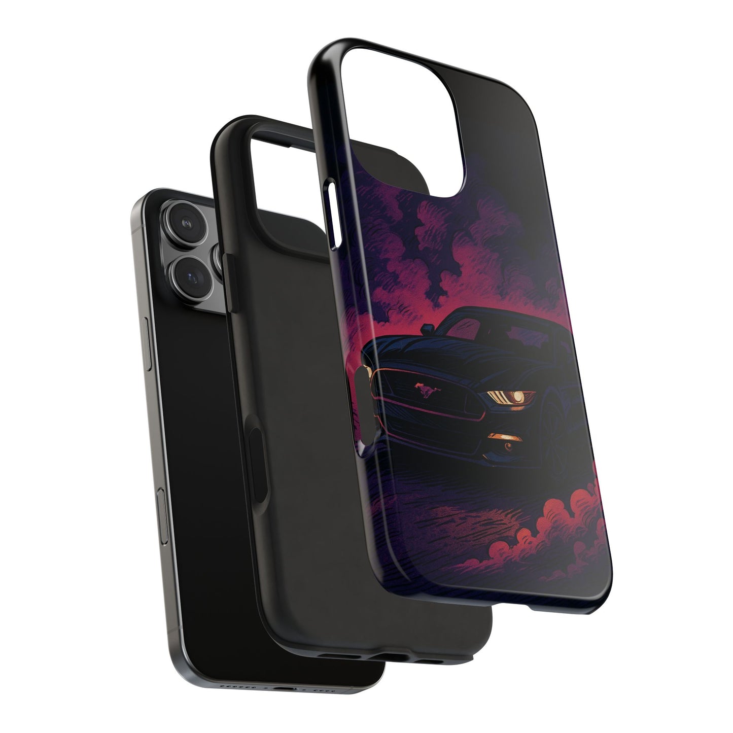 Car Phone Case Mustang/Purple