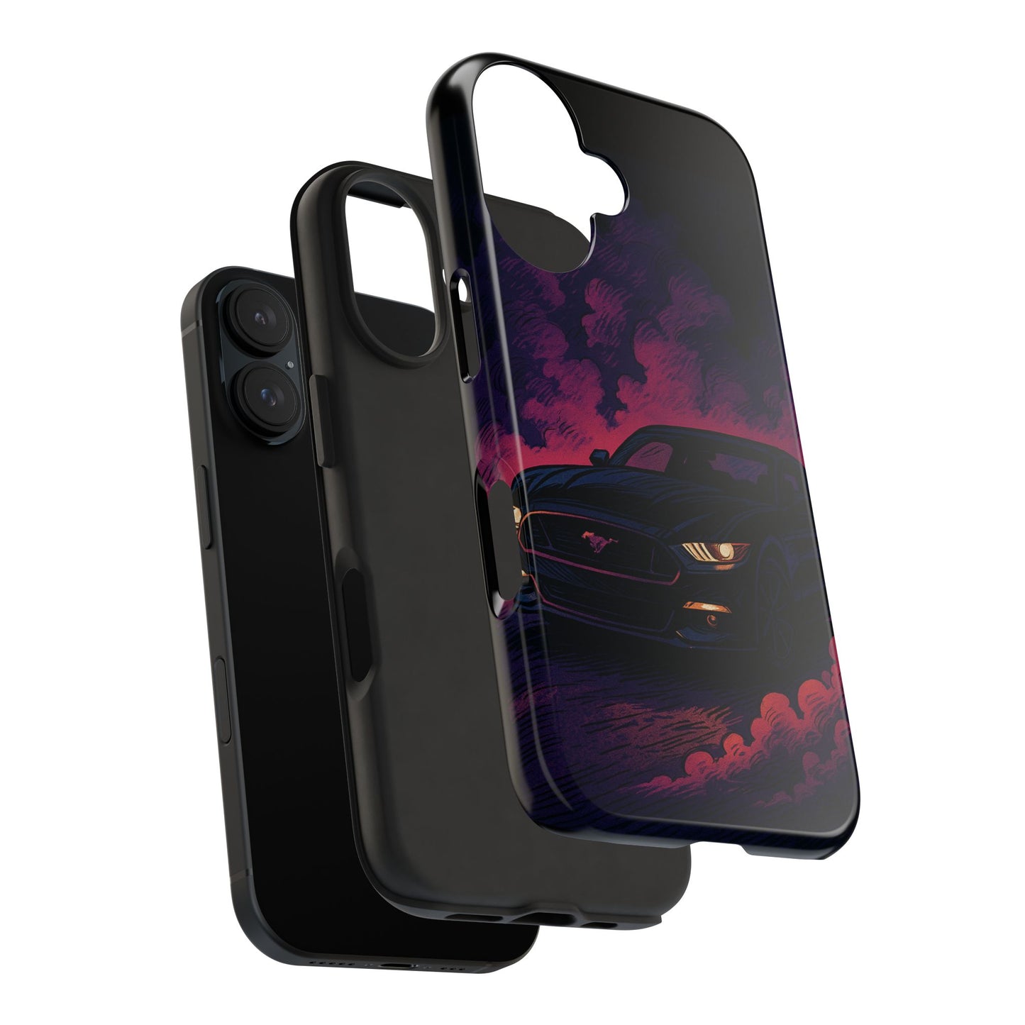Car Phone Case Mustang/Purple