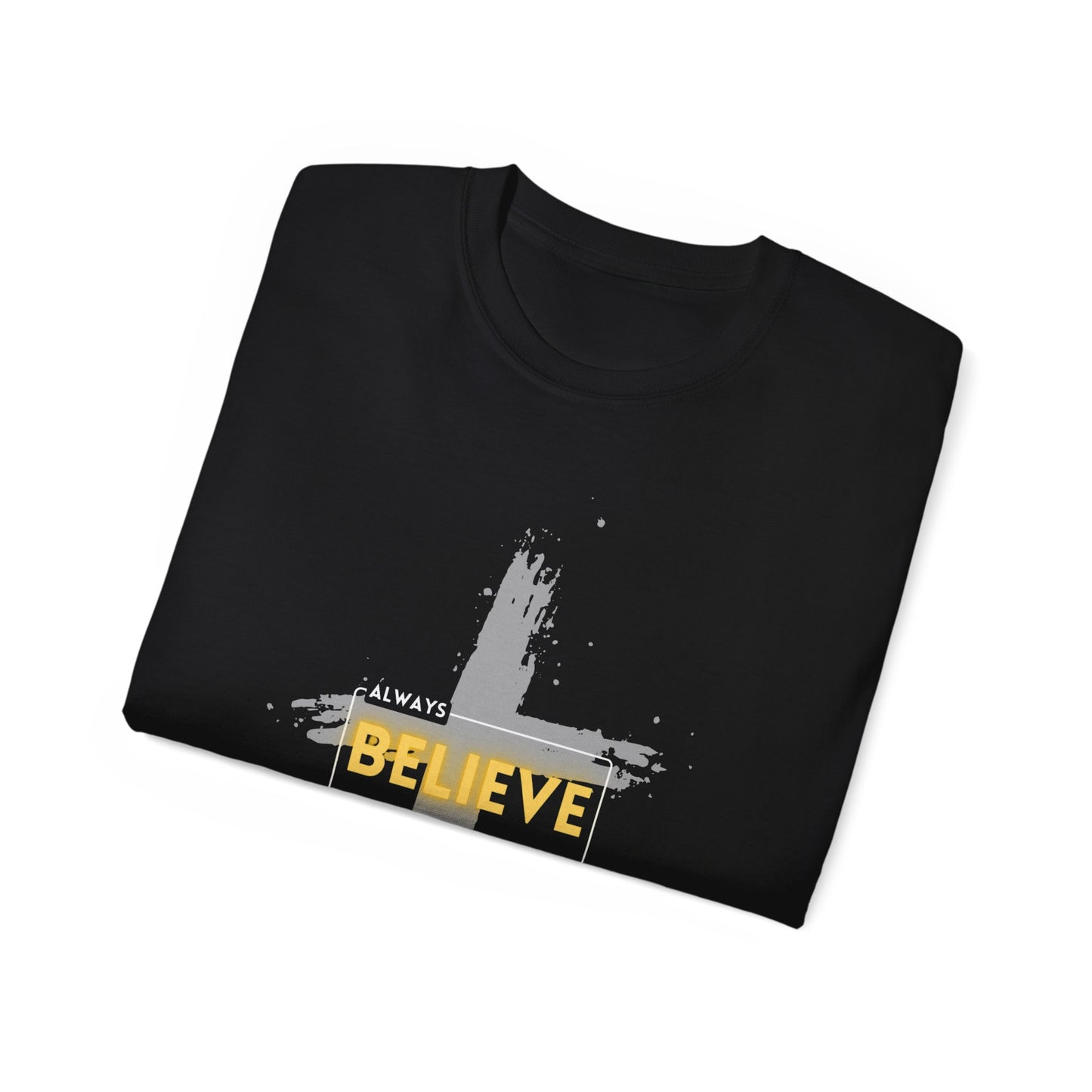 Faith-Inspired Unisex Tee - Believe in God Shirt, Inspirational T-Shirt, Christian Apparel, Unisex Cotton Tee, Spiritual Gift