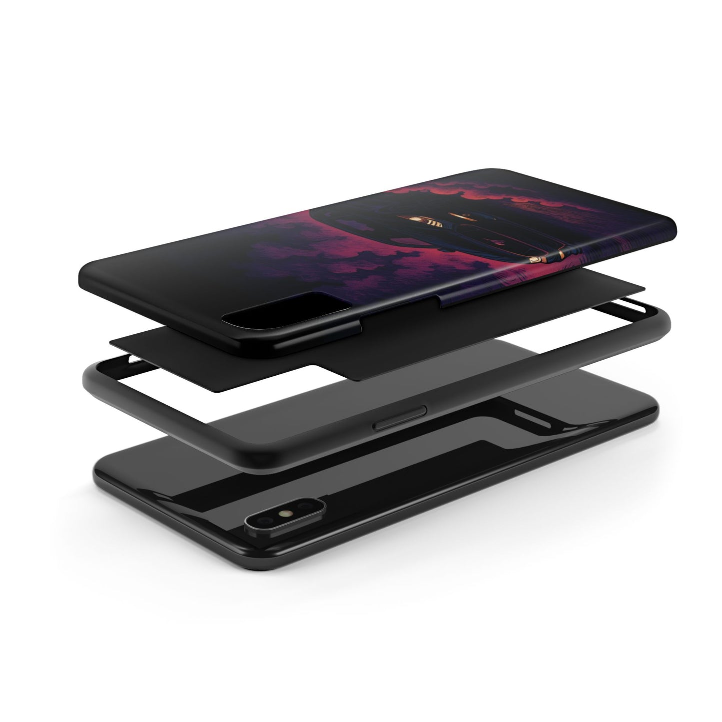 Car Phone Case Mustang/Purple