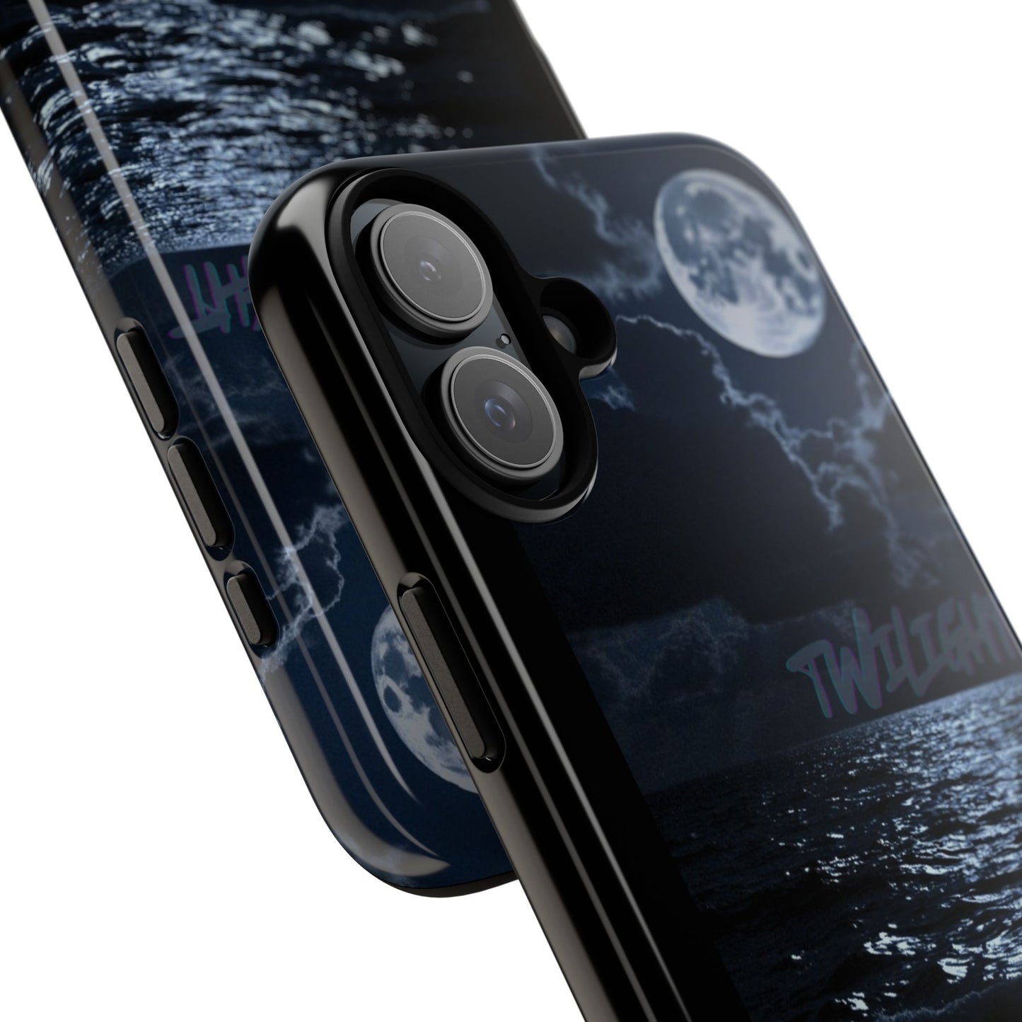Tough Cases, iPhone Case with Twilight Name, Black, Glossy, Perfect Gift, Very Cool Design, Protective Phone Cover, Personalized Cell Phone
