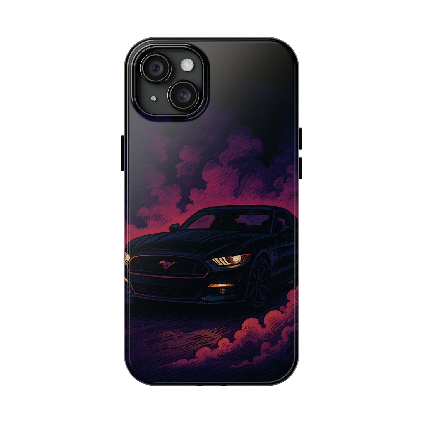 Car Phone Case Mustang/Purple