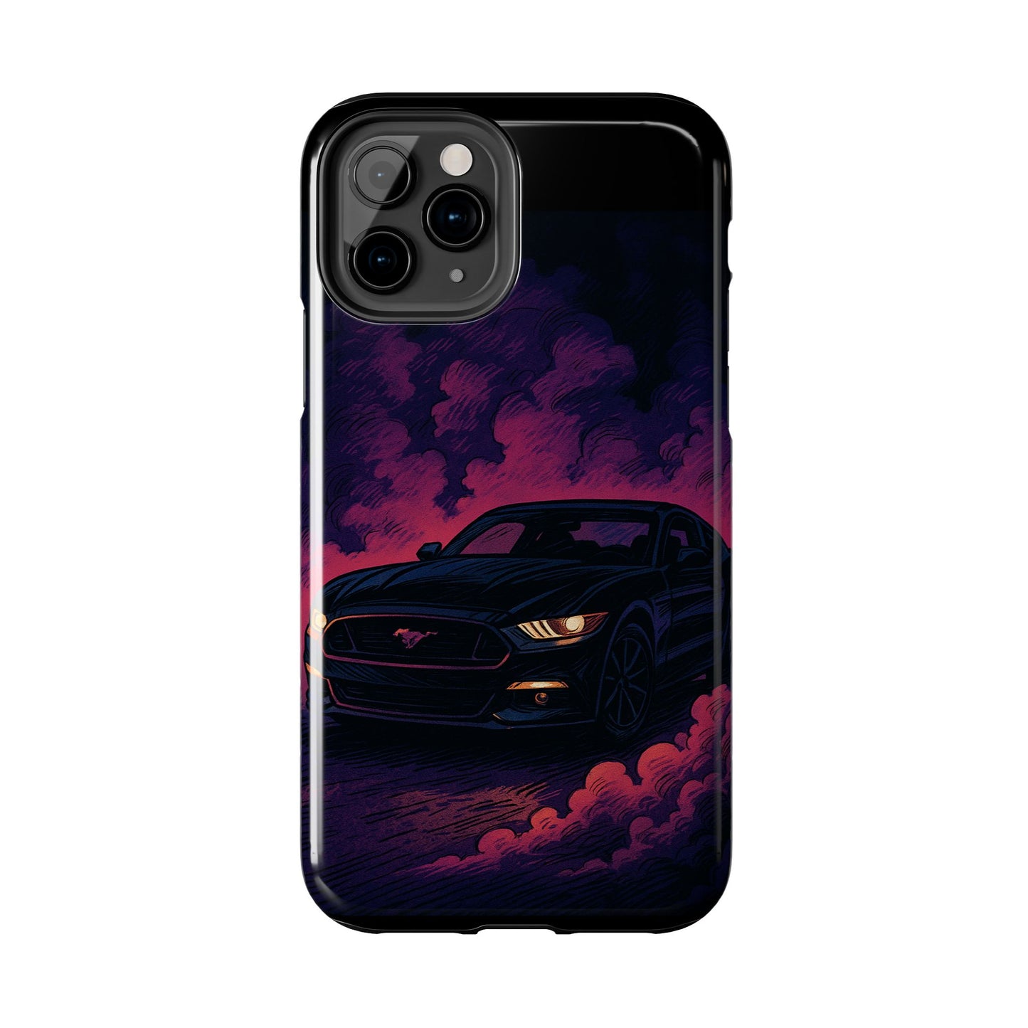 Car Phone Case Mustang/Purple