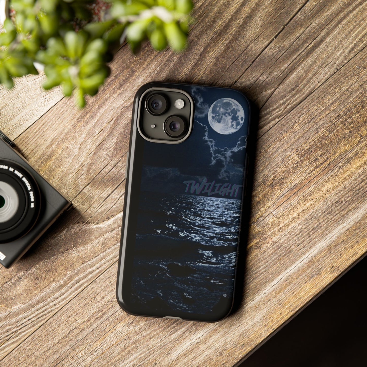 Tough Cases, iPhone Case with Twilight Name, Black, Glossy, Perfect Gift, Very Cool Design, Protective Phone Cover, Personalized Cell Phone