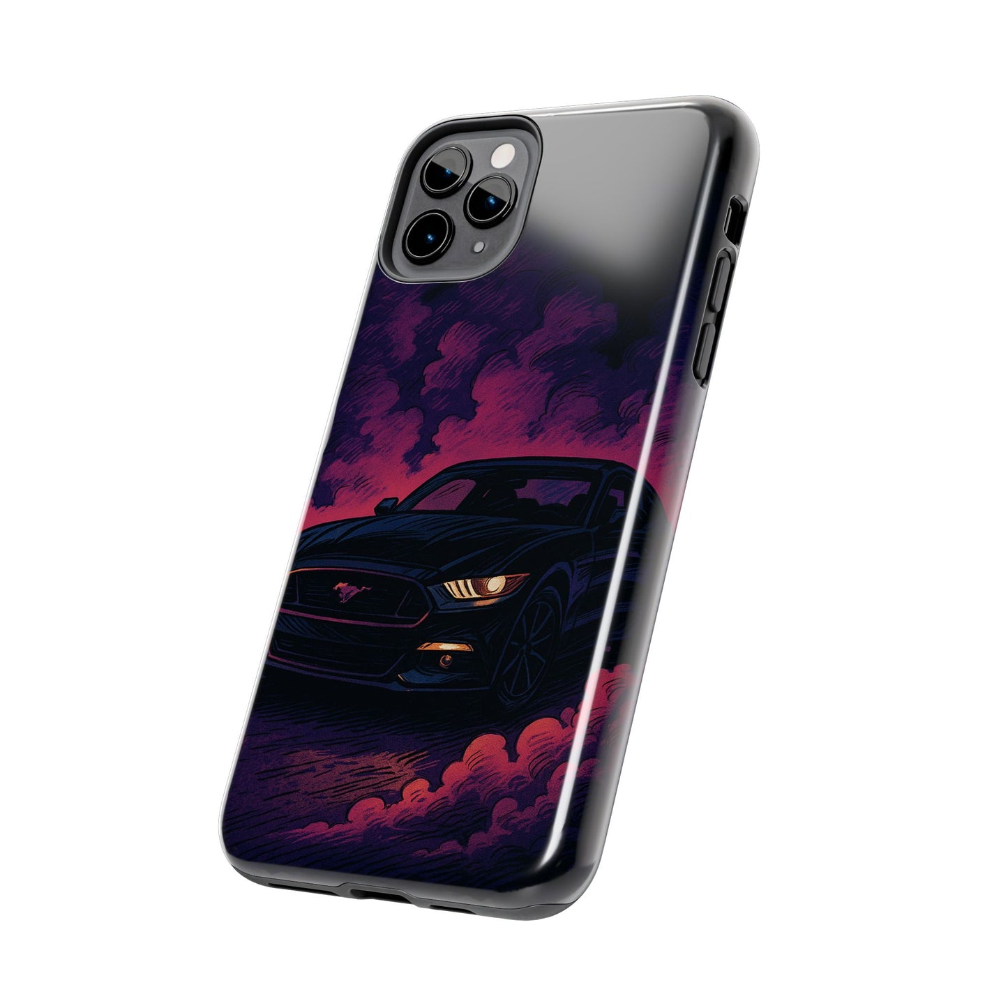 Car Phone Case Mustang/Purple