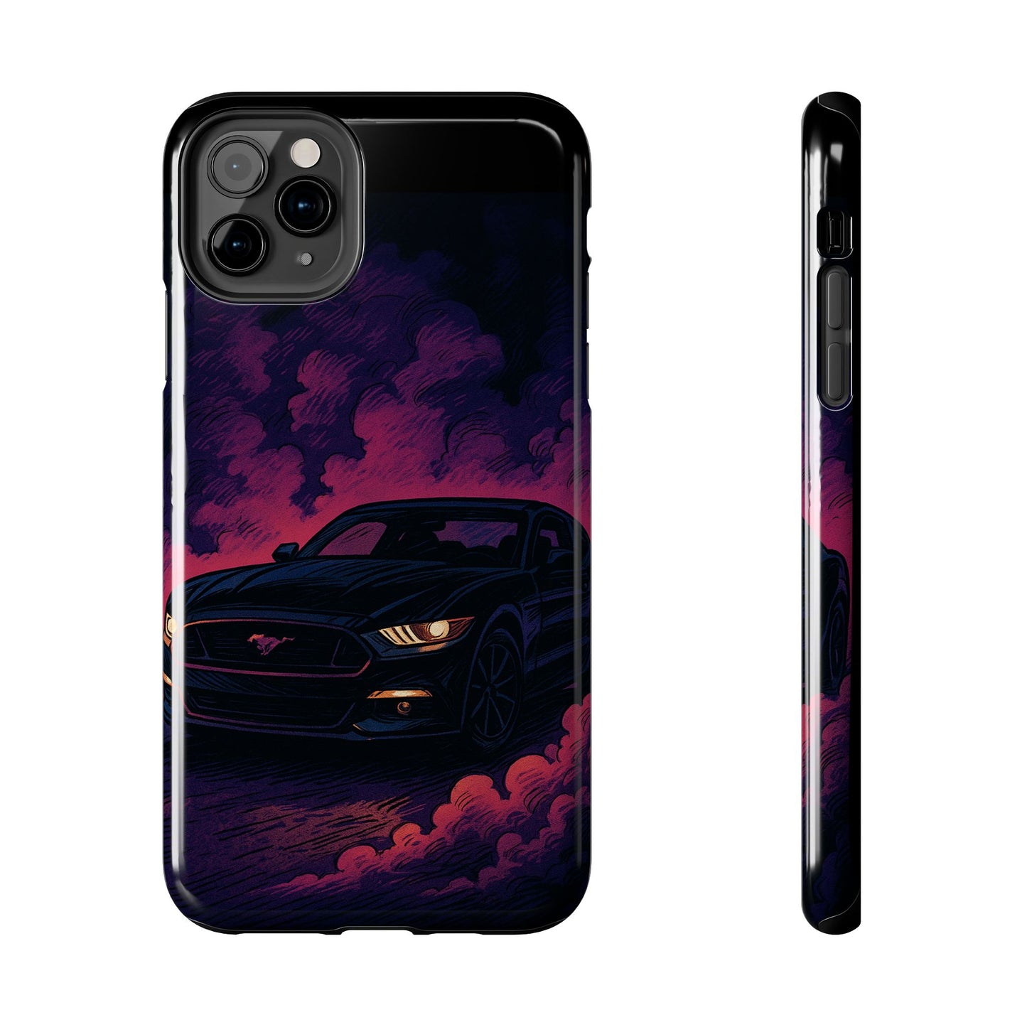 Car Phone Case Mustang/Purple