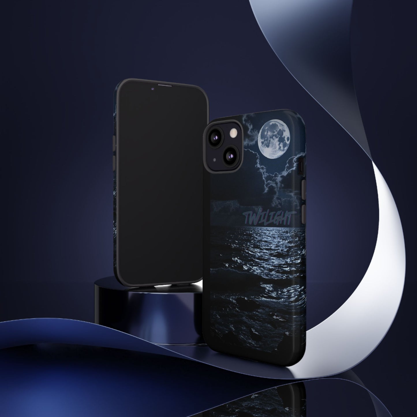 Tough Cases, iPhone Case with Twilight Name, Black, Glossy, Perfect Gift, Very Cool Design, Protective Phone Cover, Personalized Cell Phone