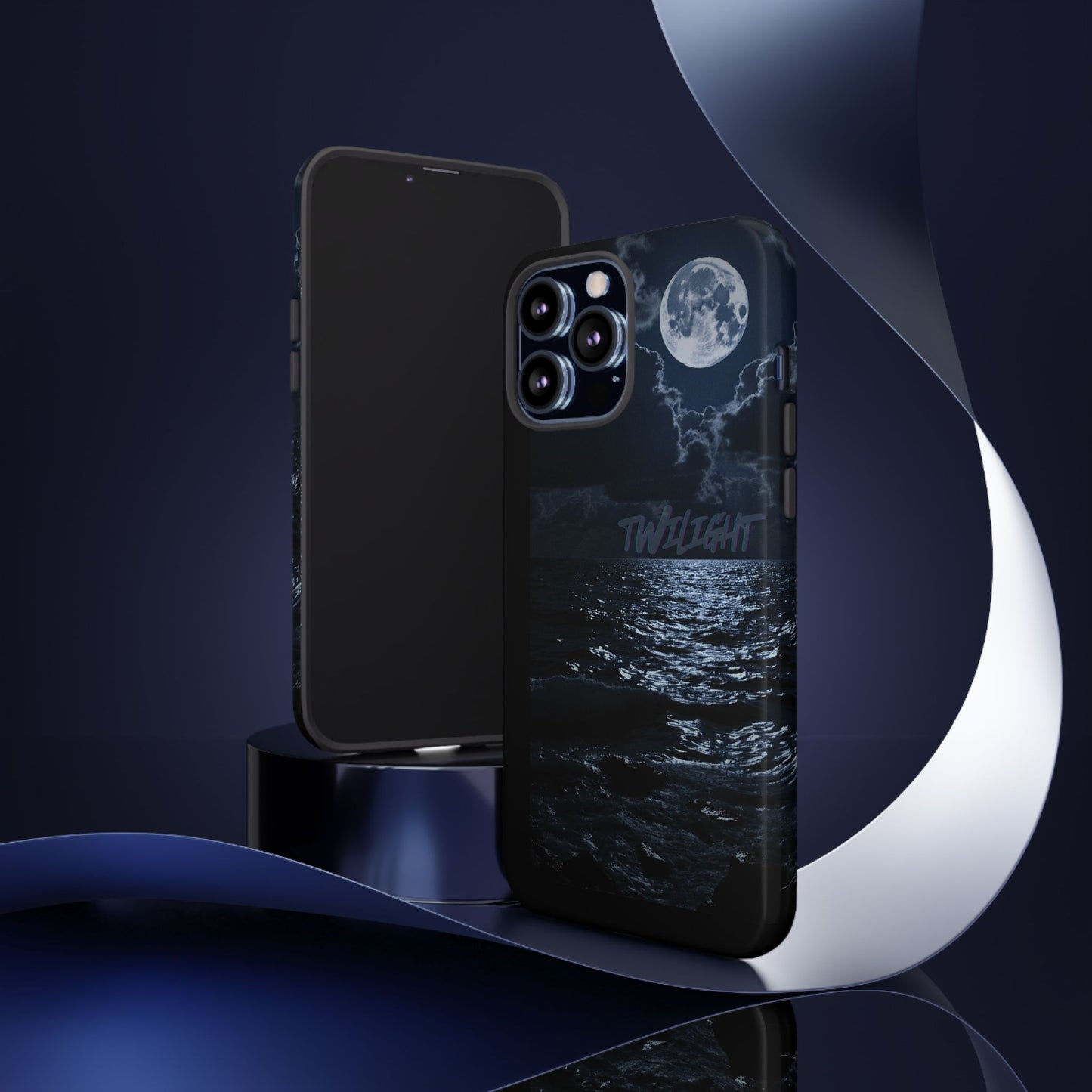 Tough Cases, iPhone Case with Twilight Name, Black, Glossy, Perfect Gift, Very Cool Design, Protective Phone Cover, Personalized Cell Phone