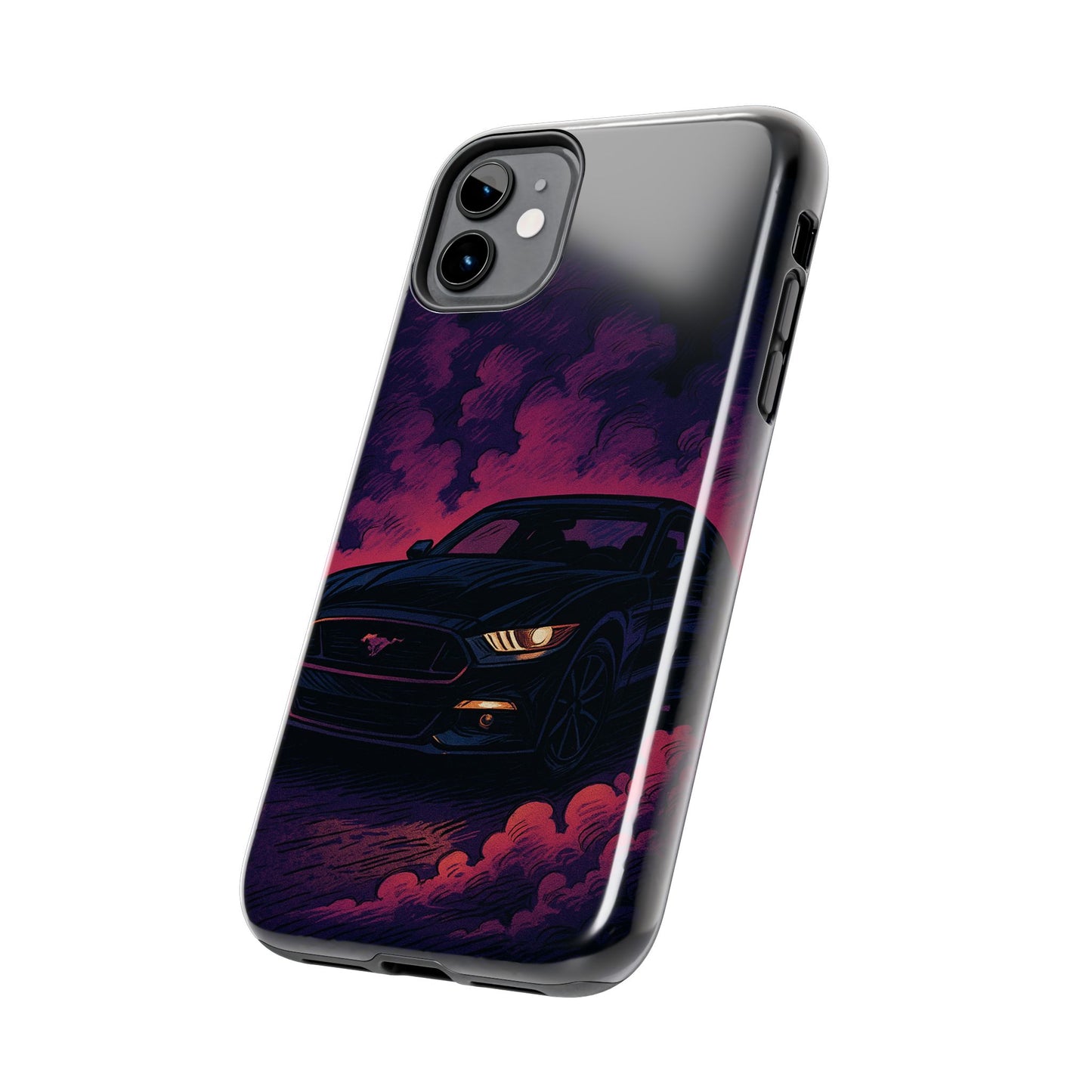 Car Phone Case Mustang/Purple