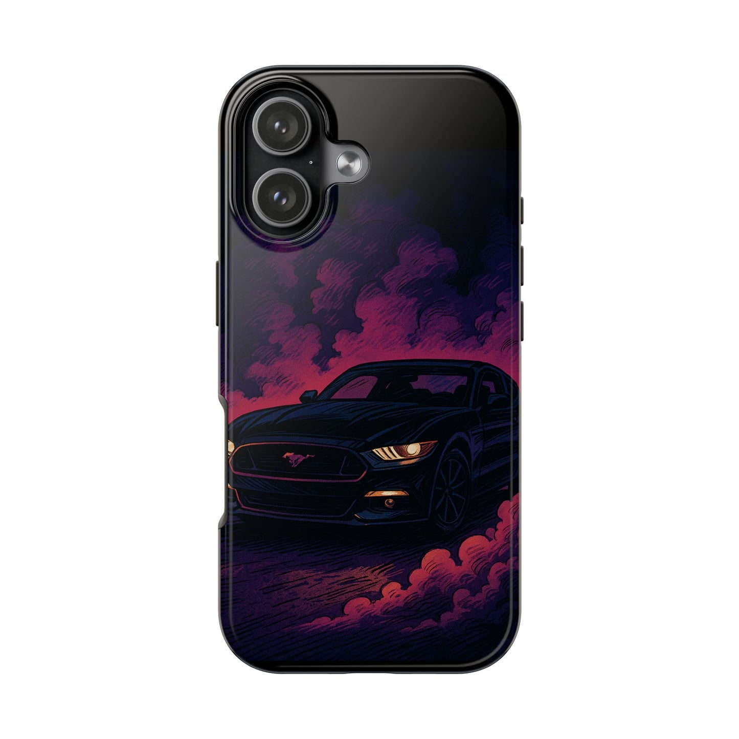 Car Phone Case Mustang/Purple