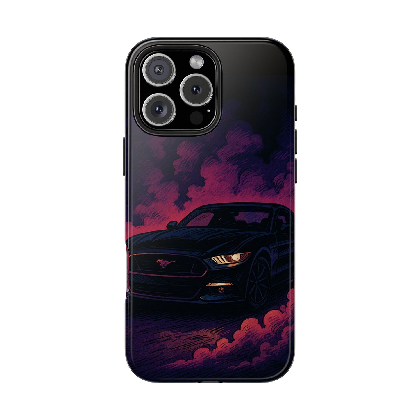 Car Phone Case Mustang/Purple