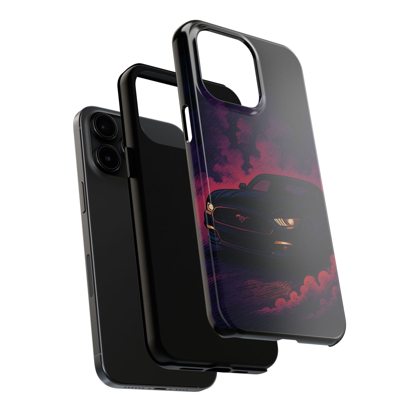 Car Phone Case Mustang/Purple