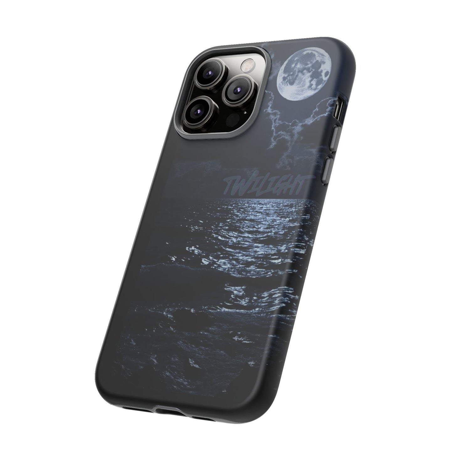 Tough Cases, iPhone Case with Twilight Name, Black, Glossy, Perfect Gift, Very Cool Design, Protective Phone Cover, Personalized Cell Phone