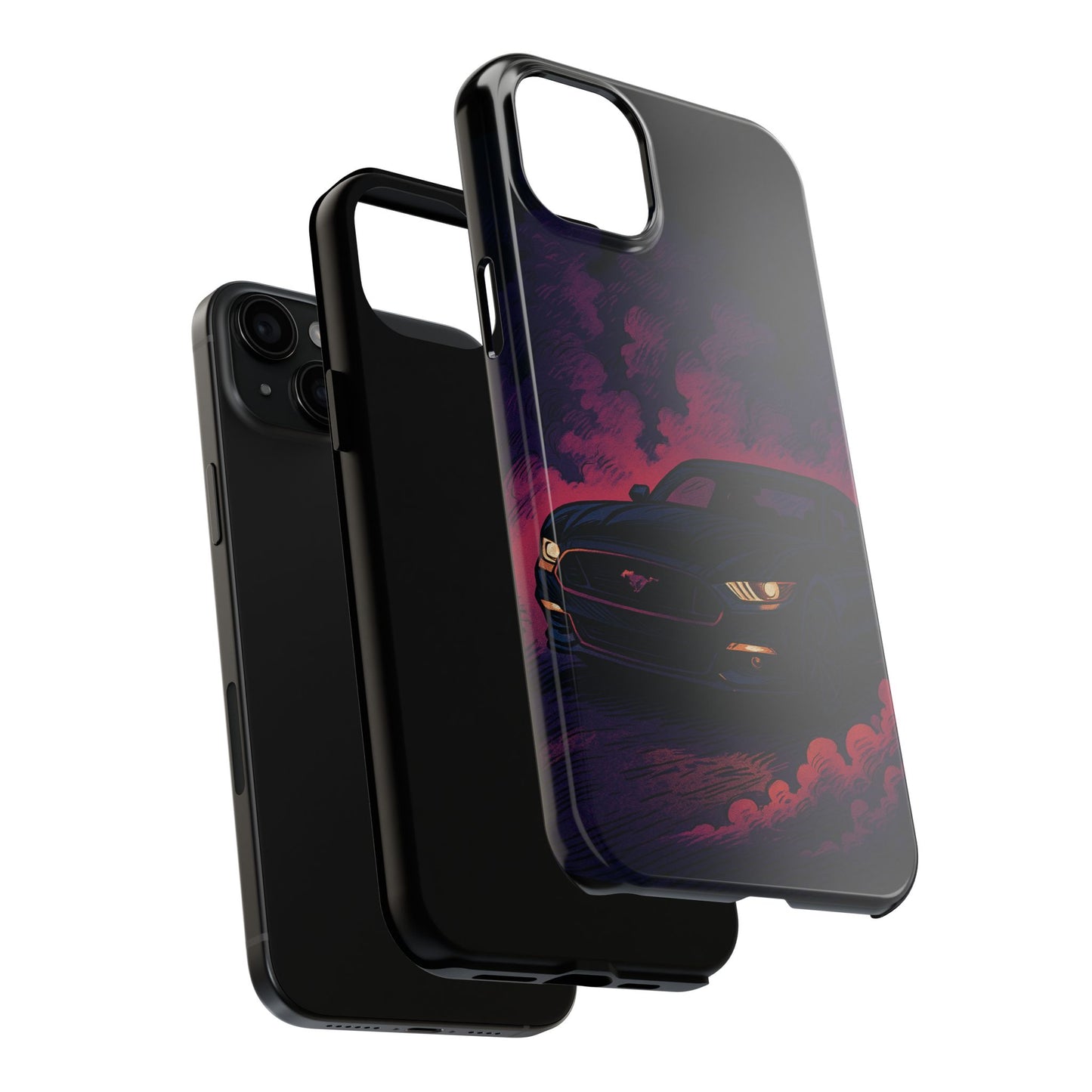 Car Phone Case Mustang/Purple