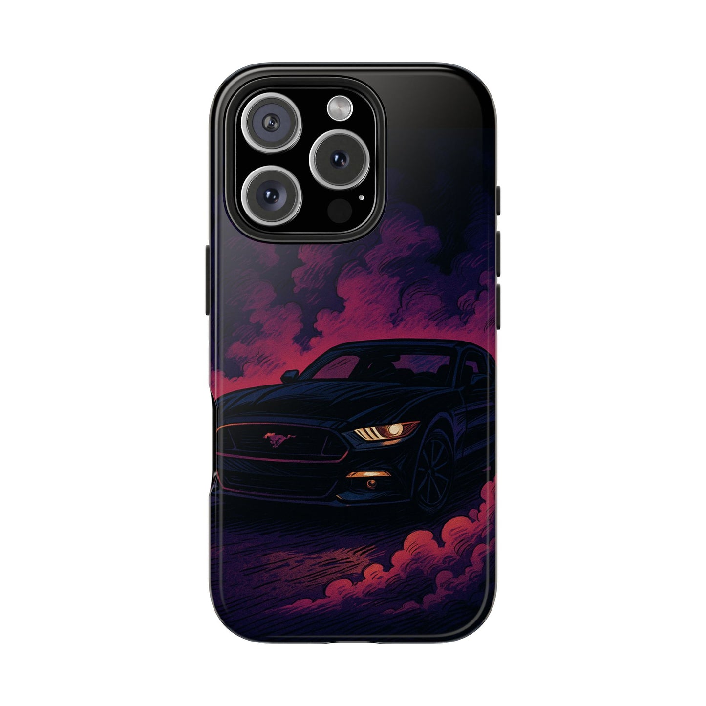 Car Phone Case Mustang/Purple
