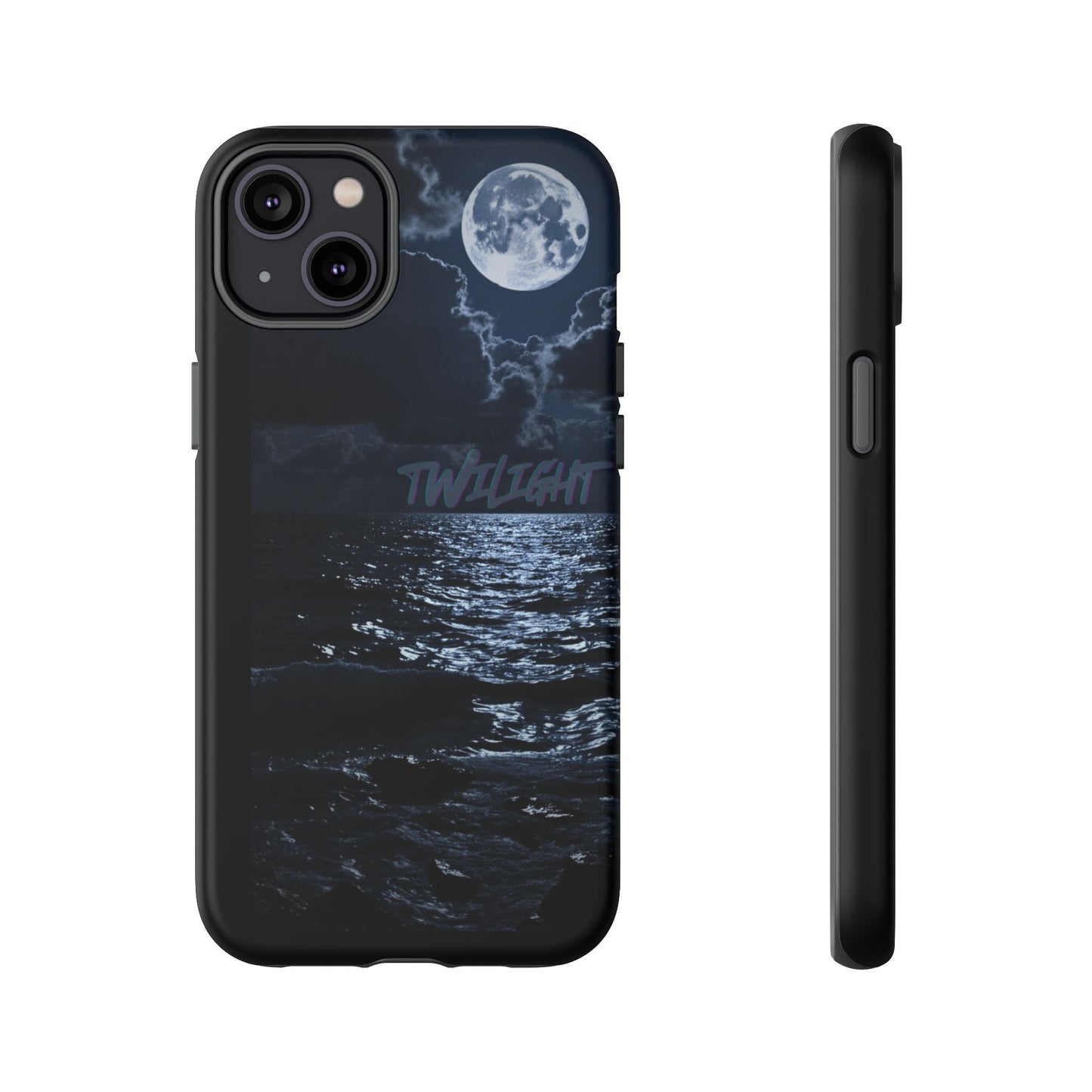 Tough Cases, iPhone Case with Twilight Name, Black, Glossy, Perfect Gift, Very Cool Design, Protective Phone Cover, Personalized Cell Phone