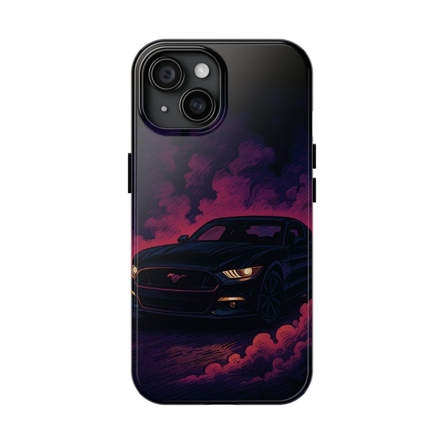 Car Phone Case Mustang/Purple