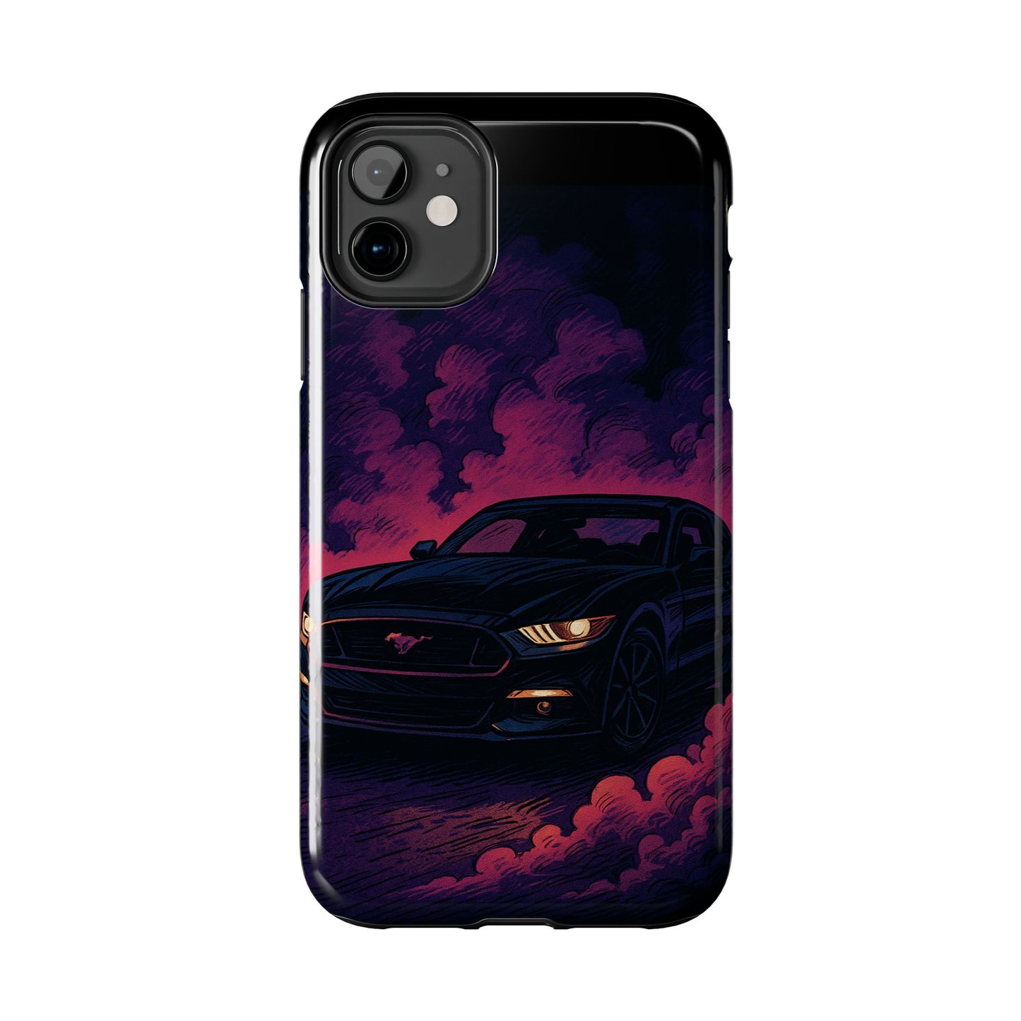 Car Phone Case Mustang/Purple