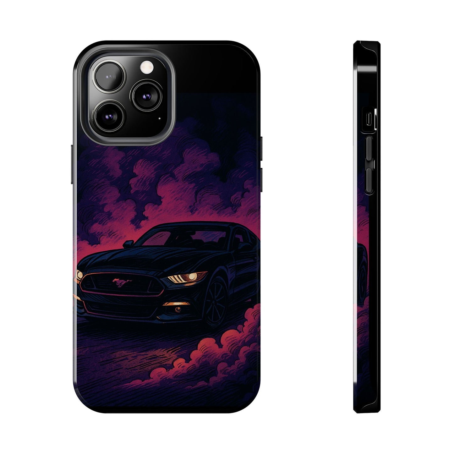 Car Phone Case Mustang/Purple