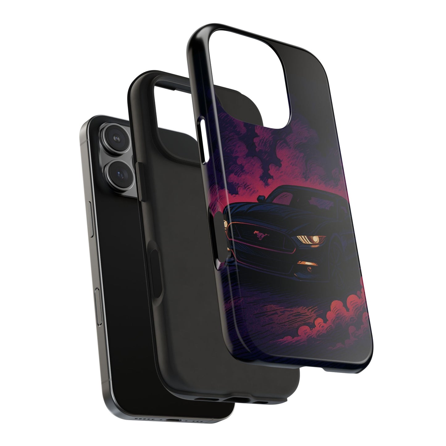 Car Phone Case Mustang/Purple