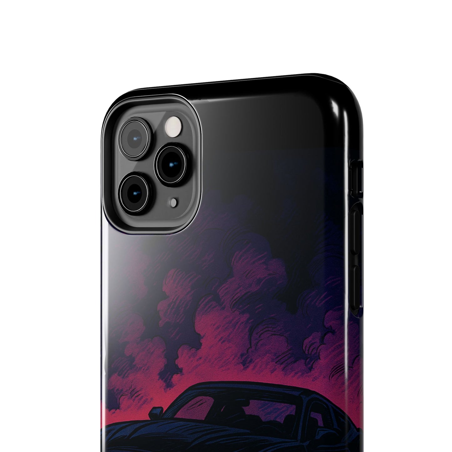 Car Phone Case Mustang/Purple