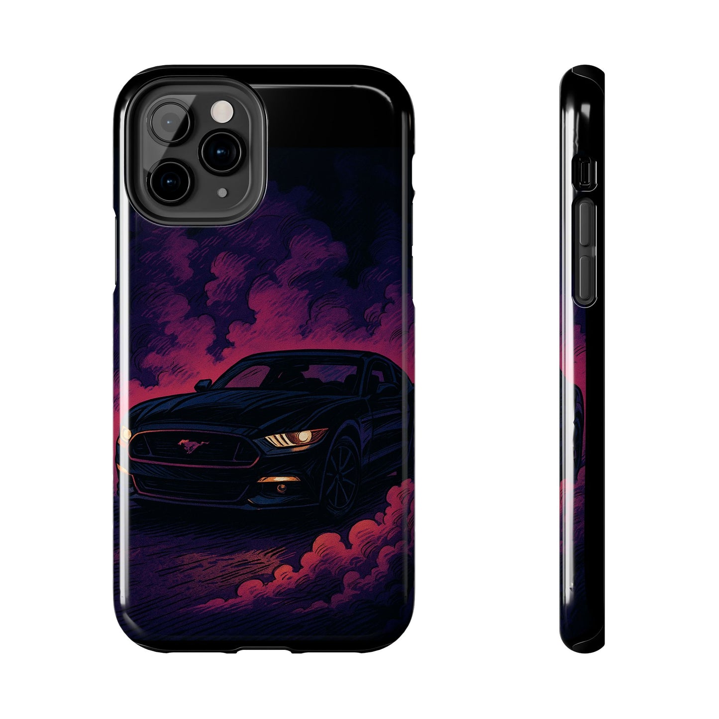 Car Phone Case Mustang/Purple