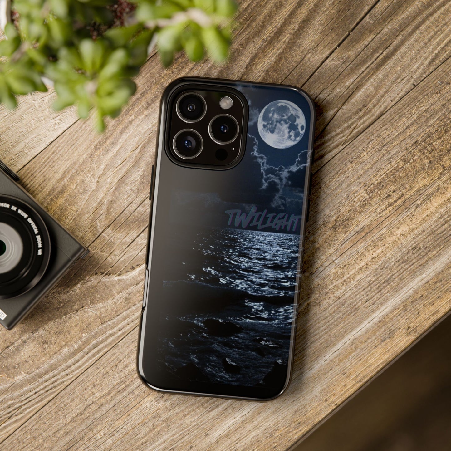 Tough Cases, iPhone Case with Twilight Name, Black, Glossy, Perfect Gift, Very Cool Design, Protective Phone Cover, Personalized Cell Phone