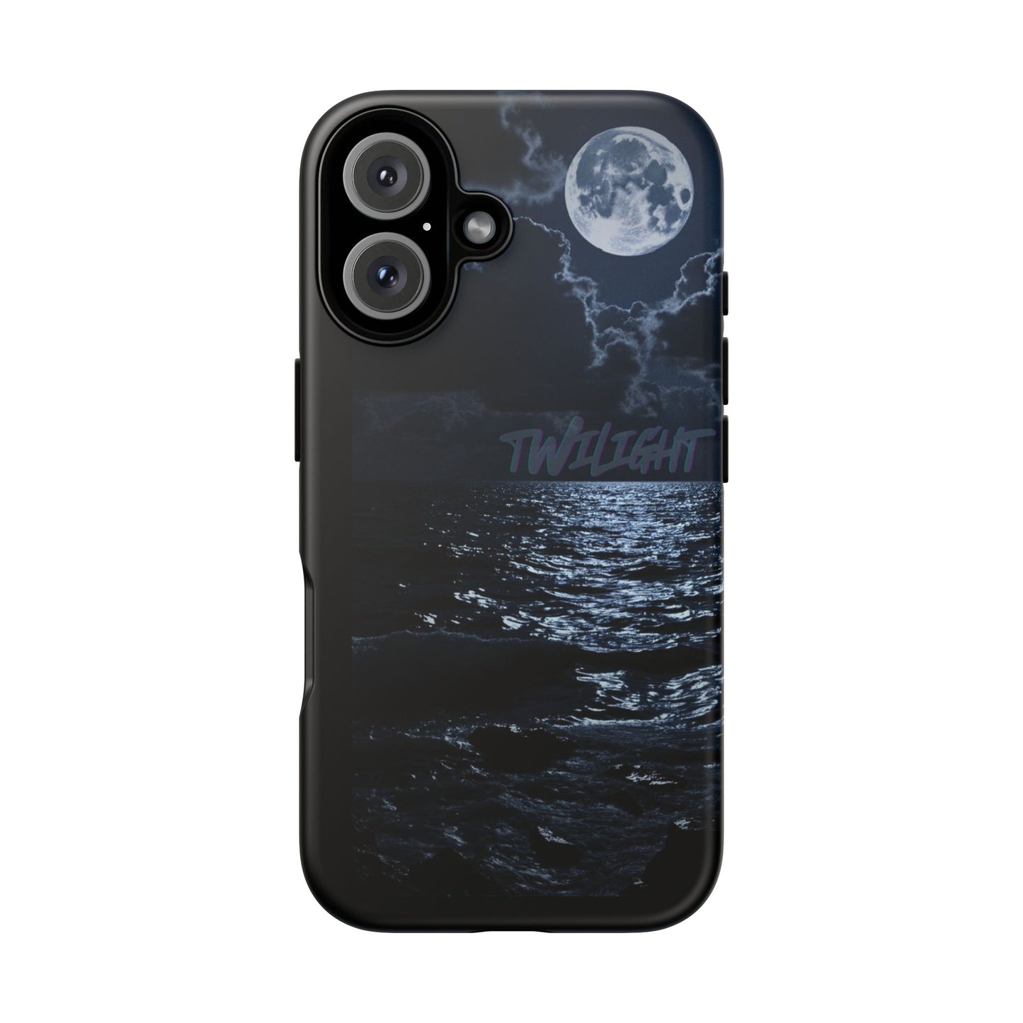 Tough Cases, iPhone Case with Twilight Name, Black, Glossy, Perfect Gift, Very Cool Design, Protective Phone Cover, Personalized Cell Phone