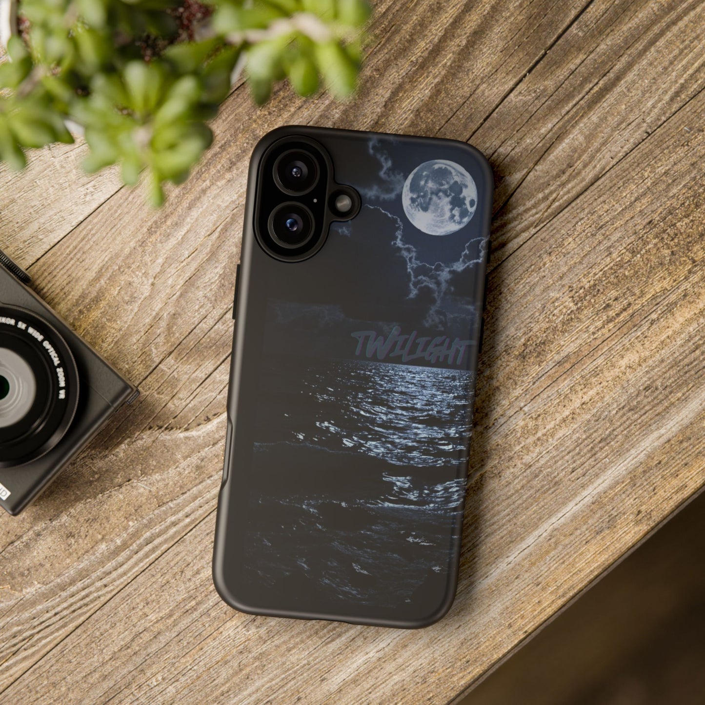 Tough Cases, iPhone Case with Twilight Name, Black, Glossy, Perfect Gift, Very Cool Design, Protective Phone Cover, Personalized Cell Phone