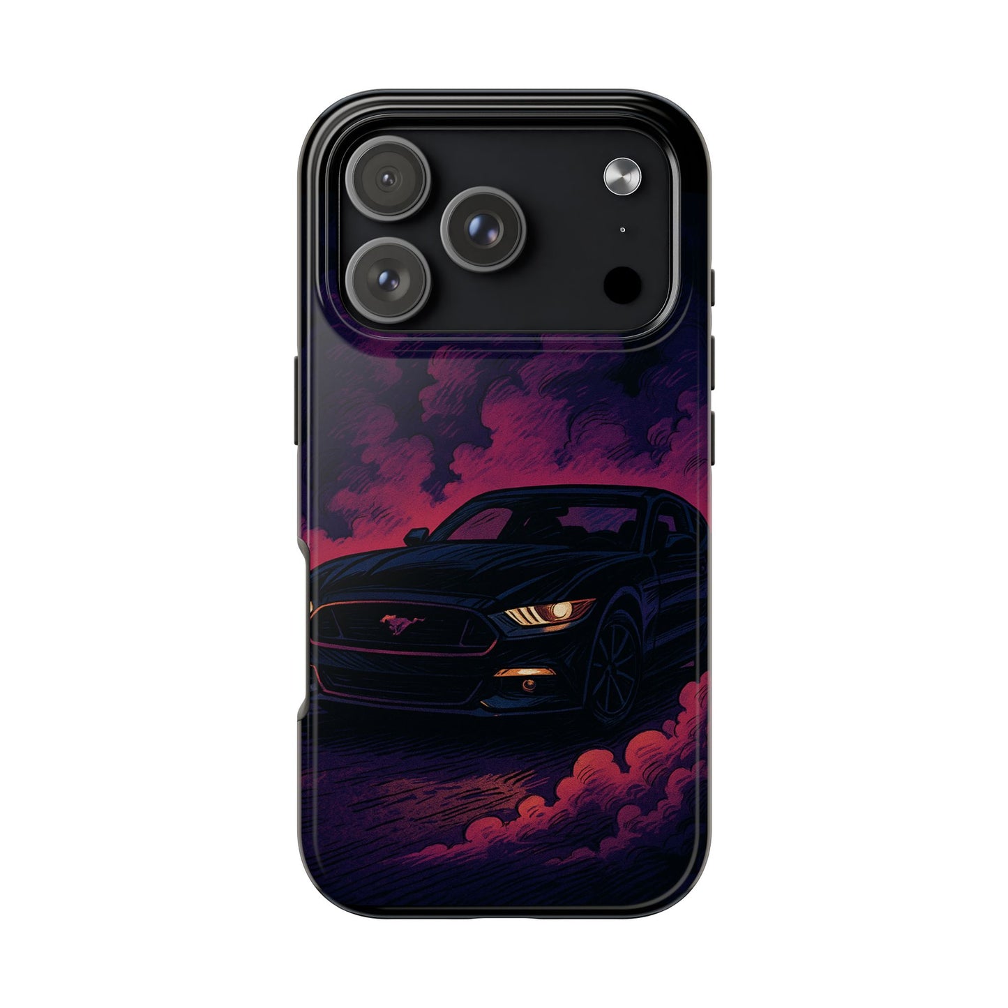 Car Phone Case Mustang/Purple