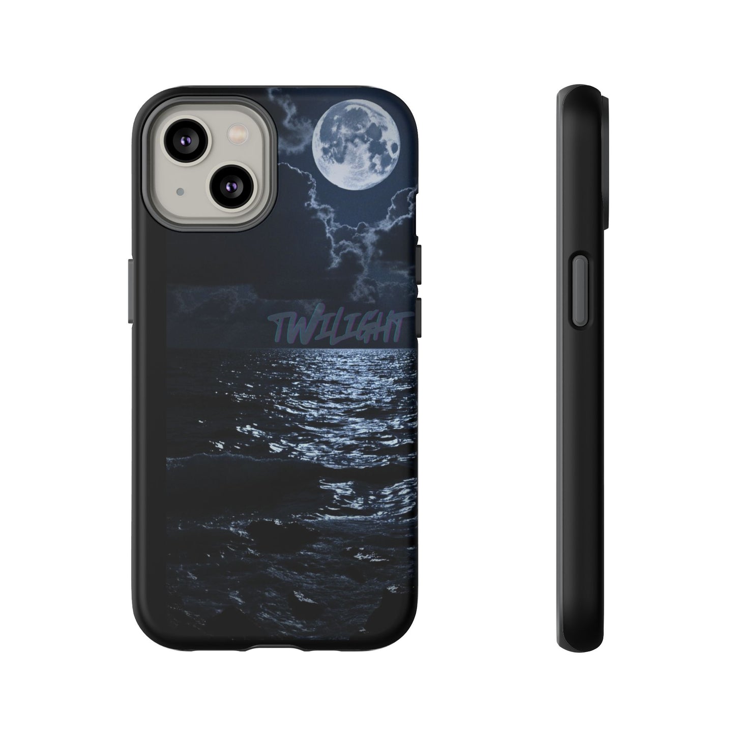 Tough Cases, iPhone Case with Twilight Name, Black, Glossy, Perfect Gift, Very Cool Design, Protective Phone Cover, Personalized Cell Phone