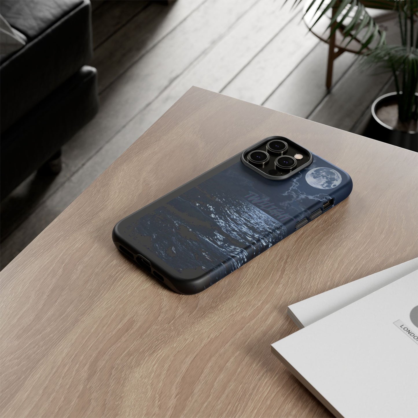 Tough Cases, iPhone Case with Twilight Name, Black, Glossy, Perfect Gift, Very Cool Design, Protective Phone Cover, Personalized Cell Phone