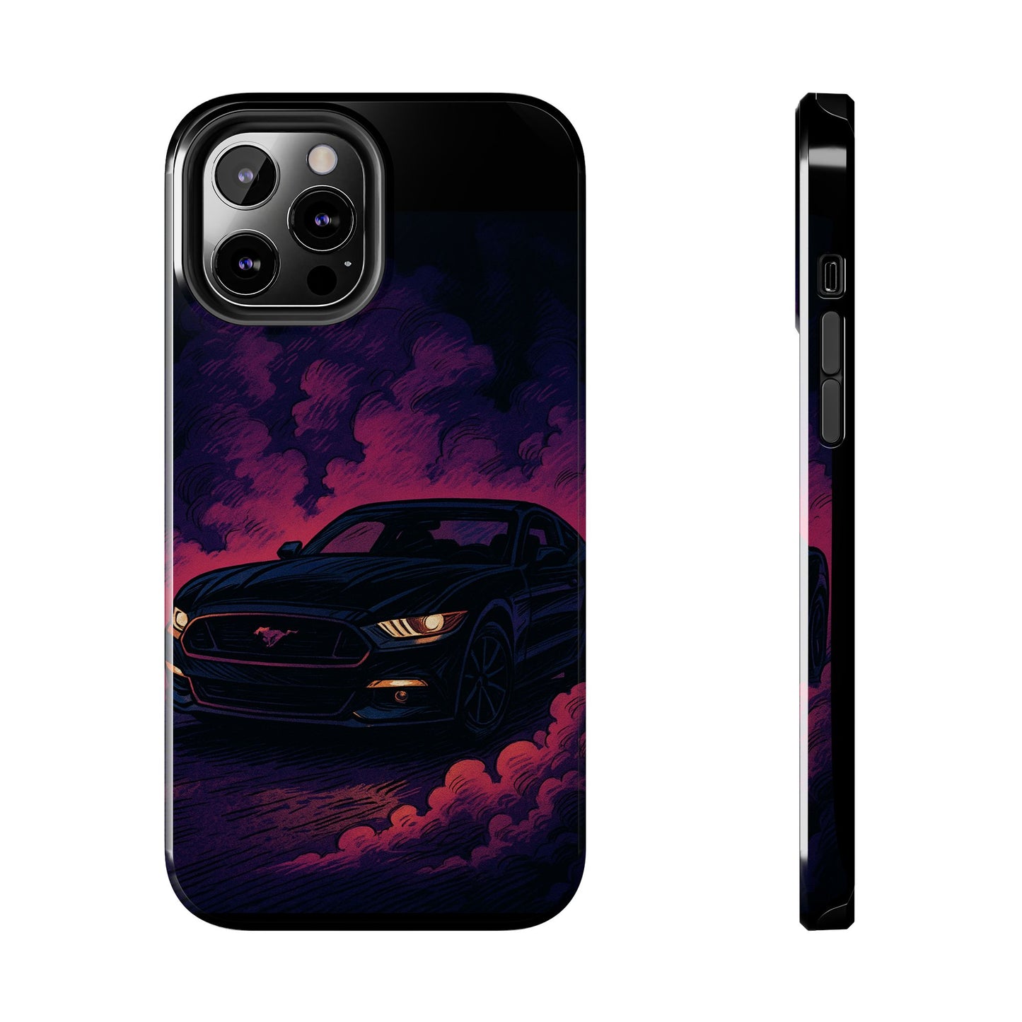 Car Phone Case Mustang/Purple