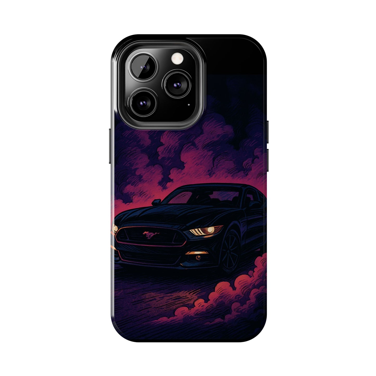 Car Phone Case Mustang/Purple