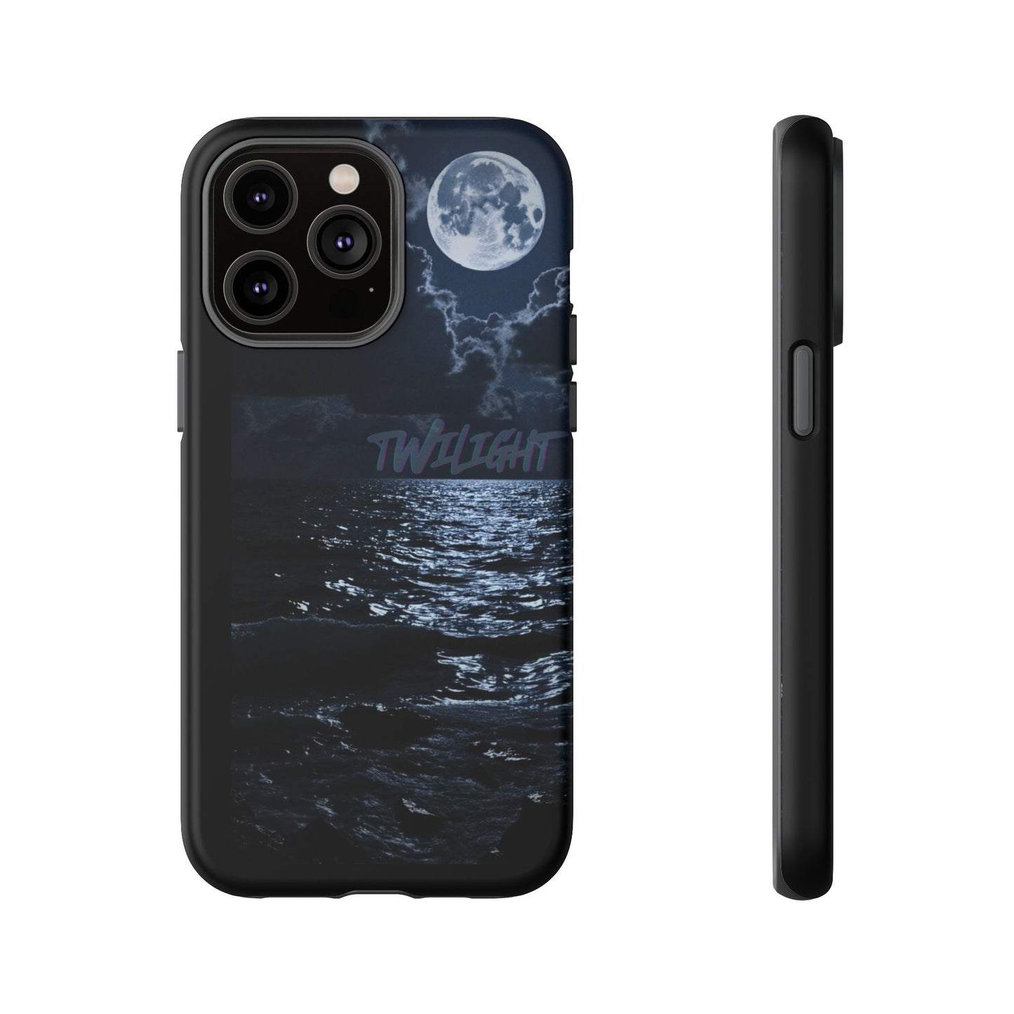 Tough Cases, iPhone Case with Twilight Name, Black, Glossy, Perfect Gift, Very Cool Design, Protective Phone Cover, Personalized Cell Phone