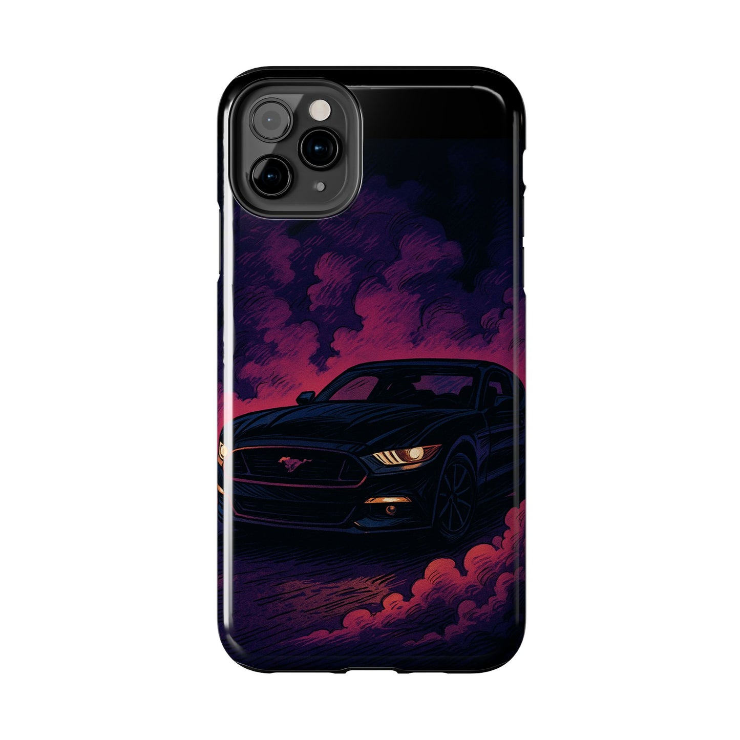Car Phone Case Mustang/Purple