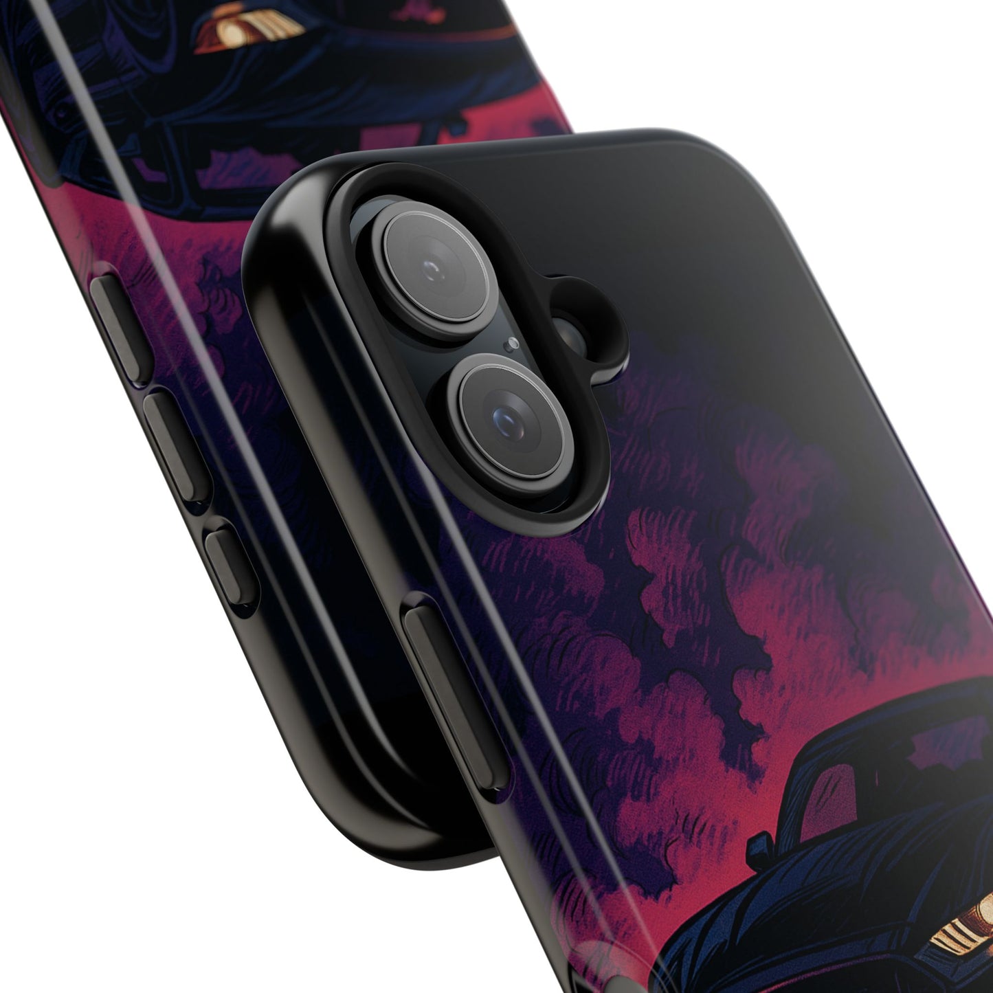 Car Phone Case Mustang/Purple