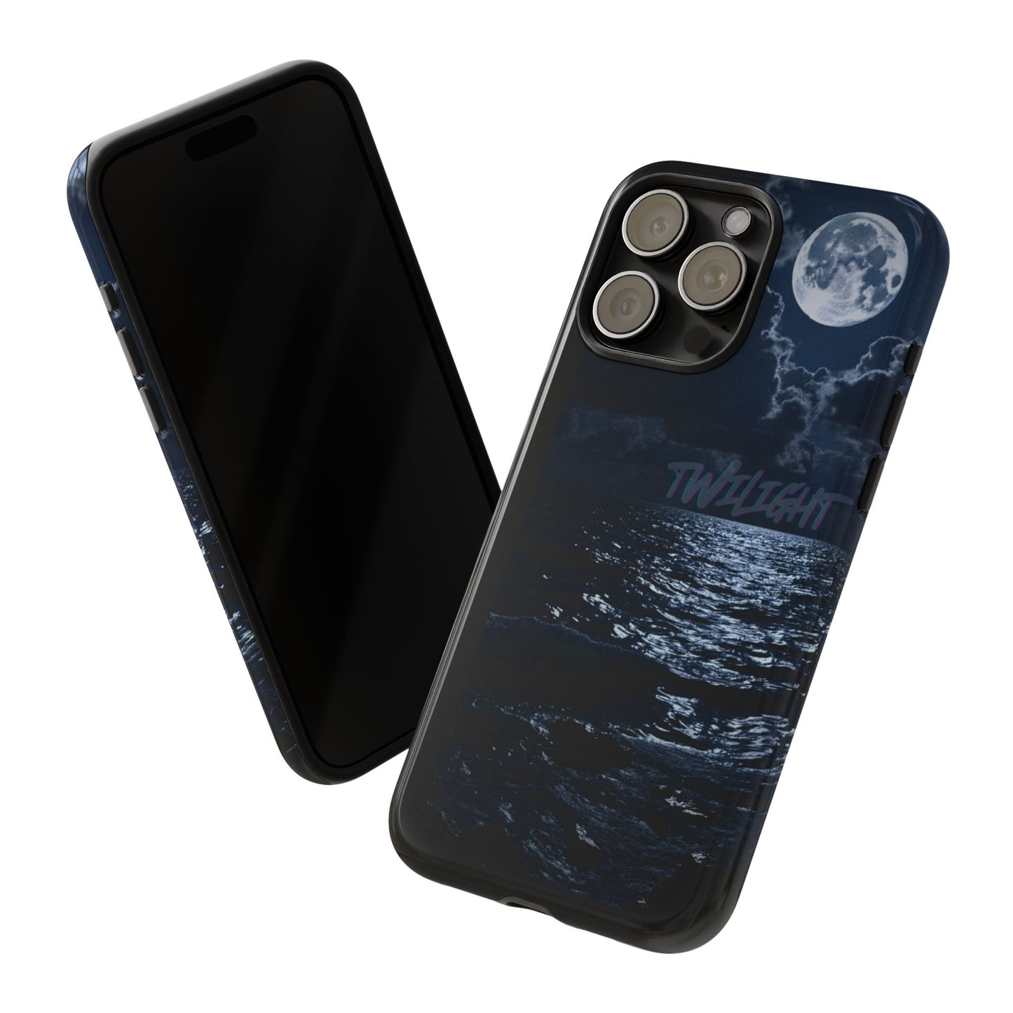Tough Cases, iPhone Case with Twilight Name, Black, Glossy, Perfect Gift, Very Cool Design, Protective Phone Cover, Personalized Cell Phone