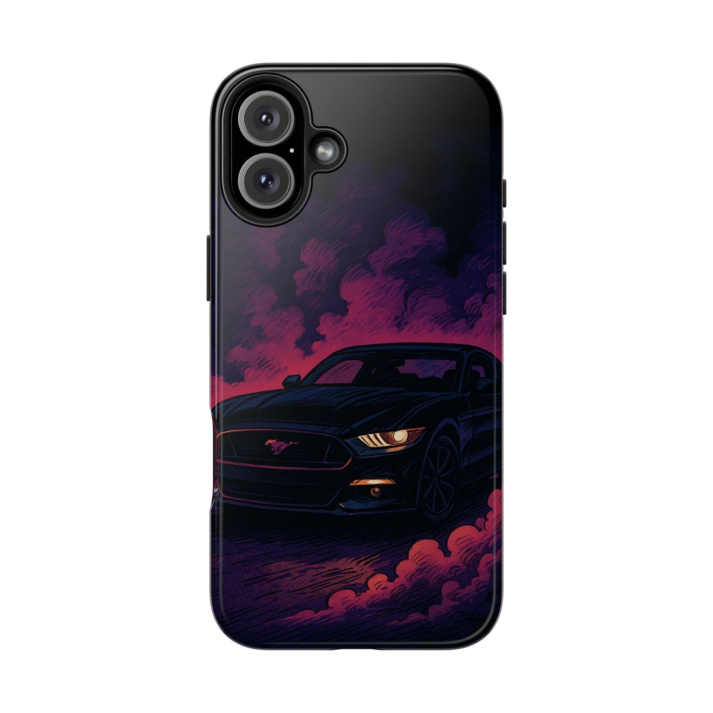 Car Phone Case Mustang/Purple
