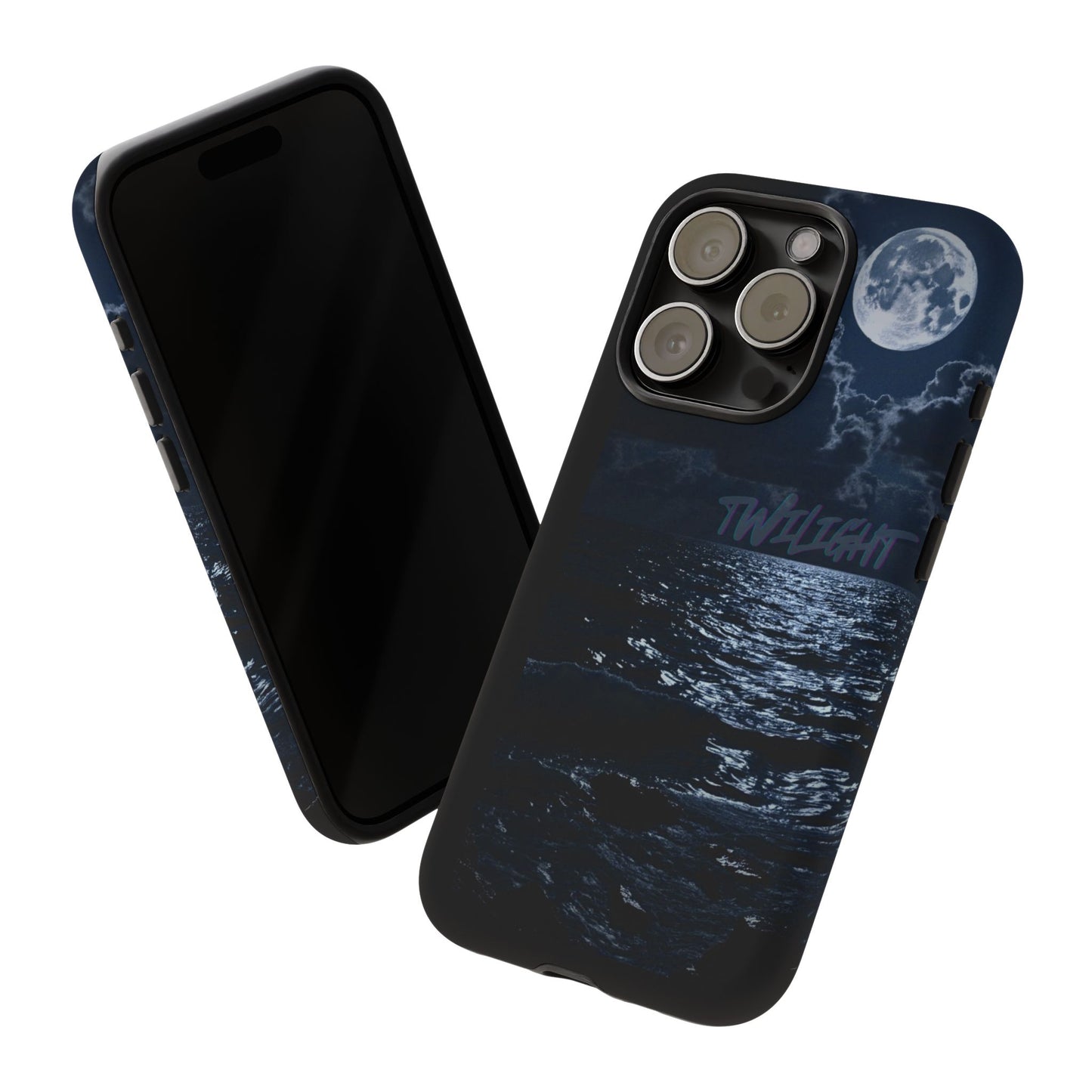 Tough Cases, iPhone Case with Twilight Name, Black, Glossy, Perfect Gift, Very Cool Design, Protective Phone Cover, Personalized Cell Phone