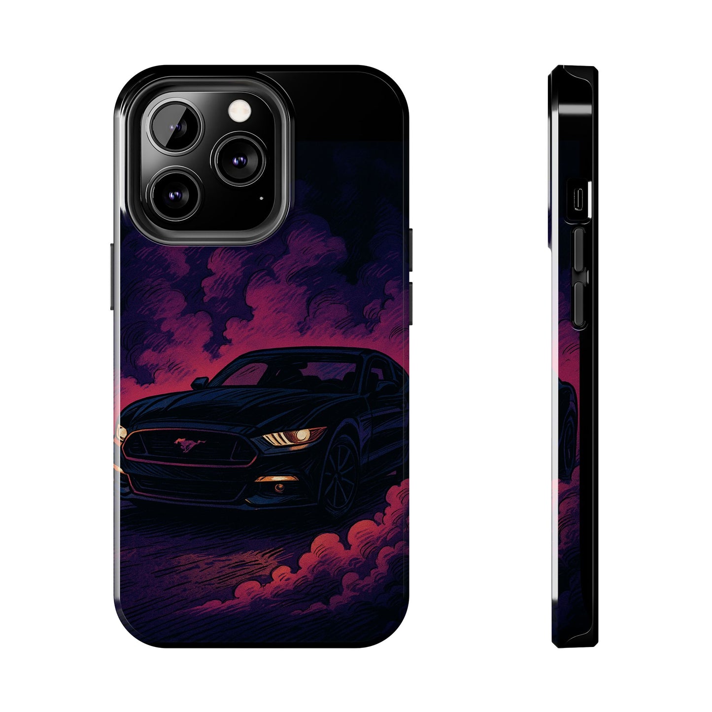 Car Phone Case Mustang/Purple