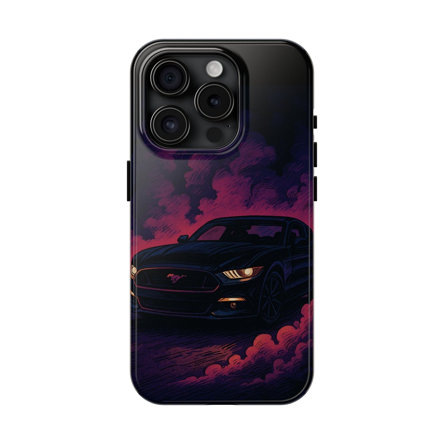 Car Phone Case Mustang/Purple